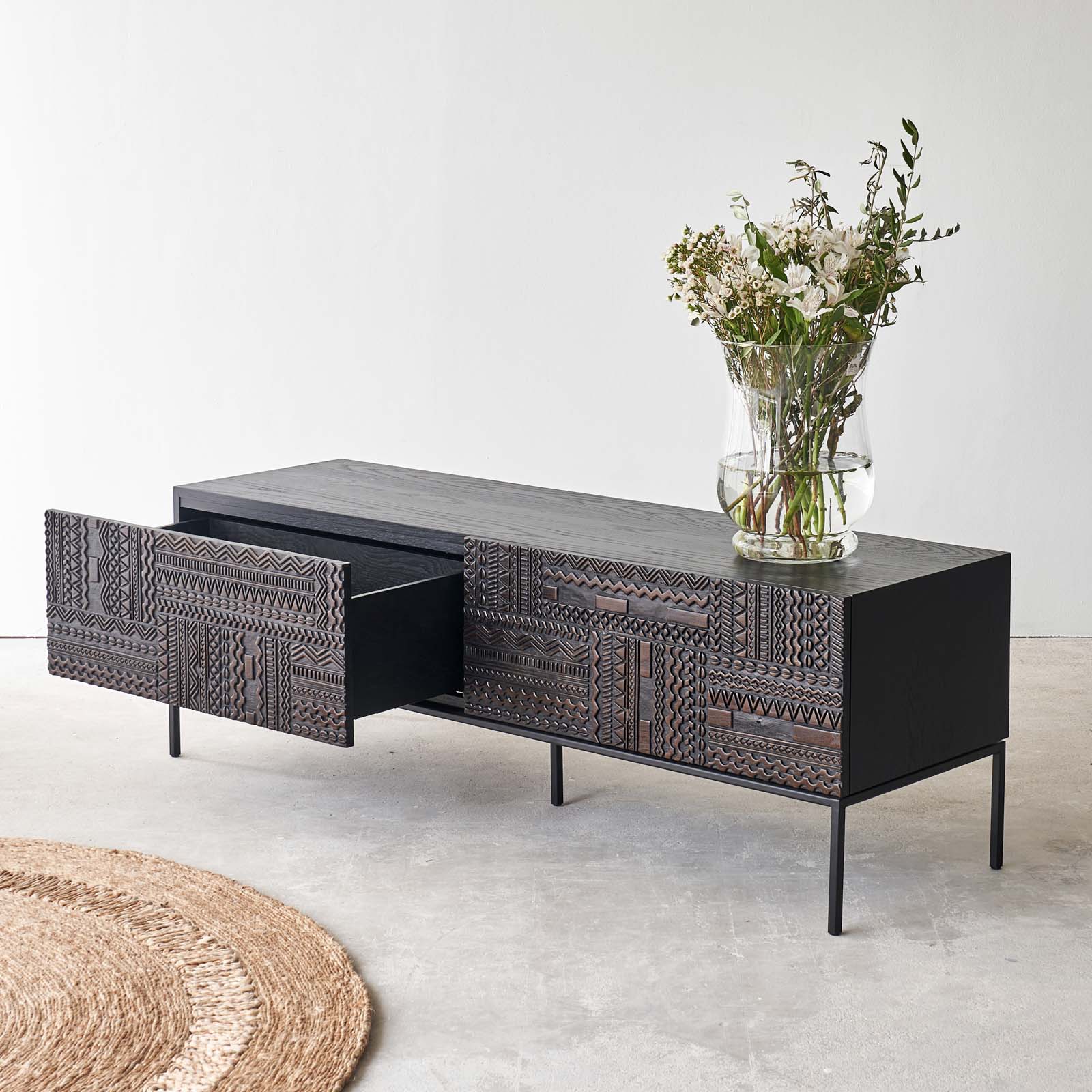 Tabwa TV Console | Teak (160cm) - Image 5