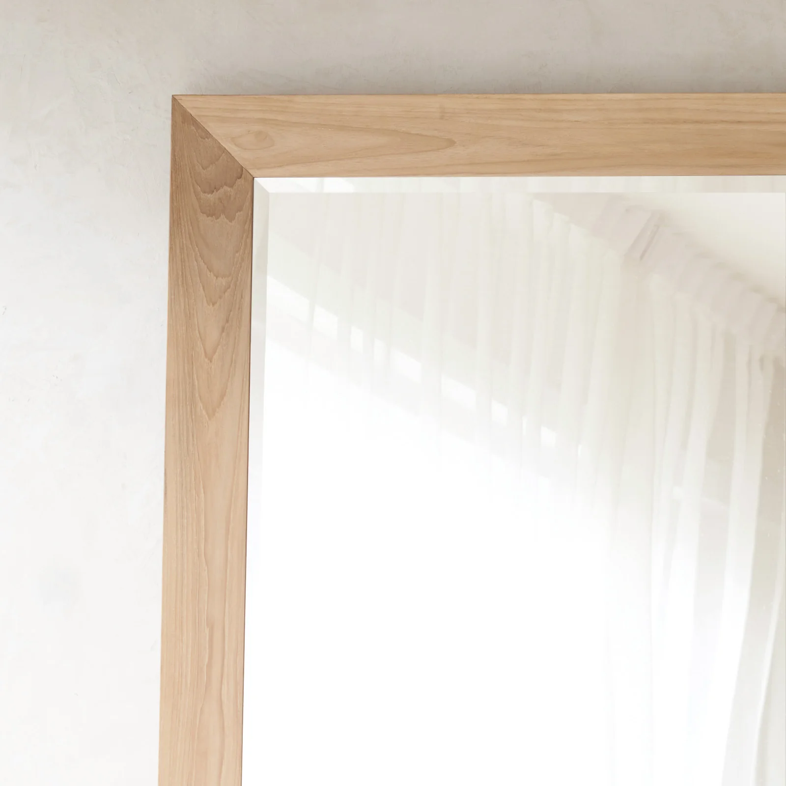 Norman Mirror With Frame | Teak (201cm) - Image 2