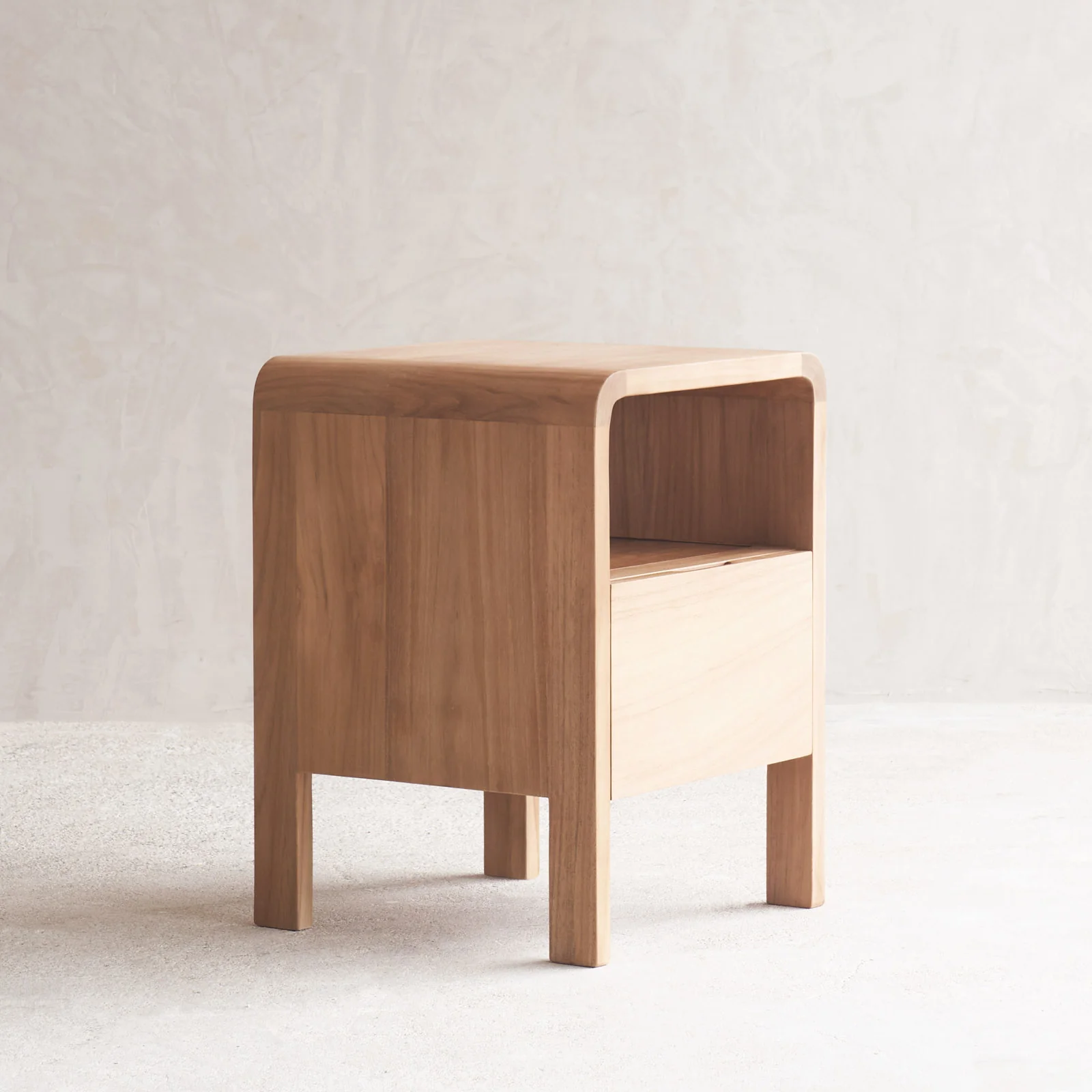 Tegan Bedside Table | Teak (55cm) - Image 7