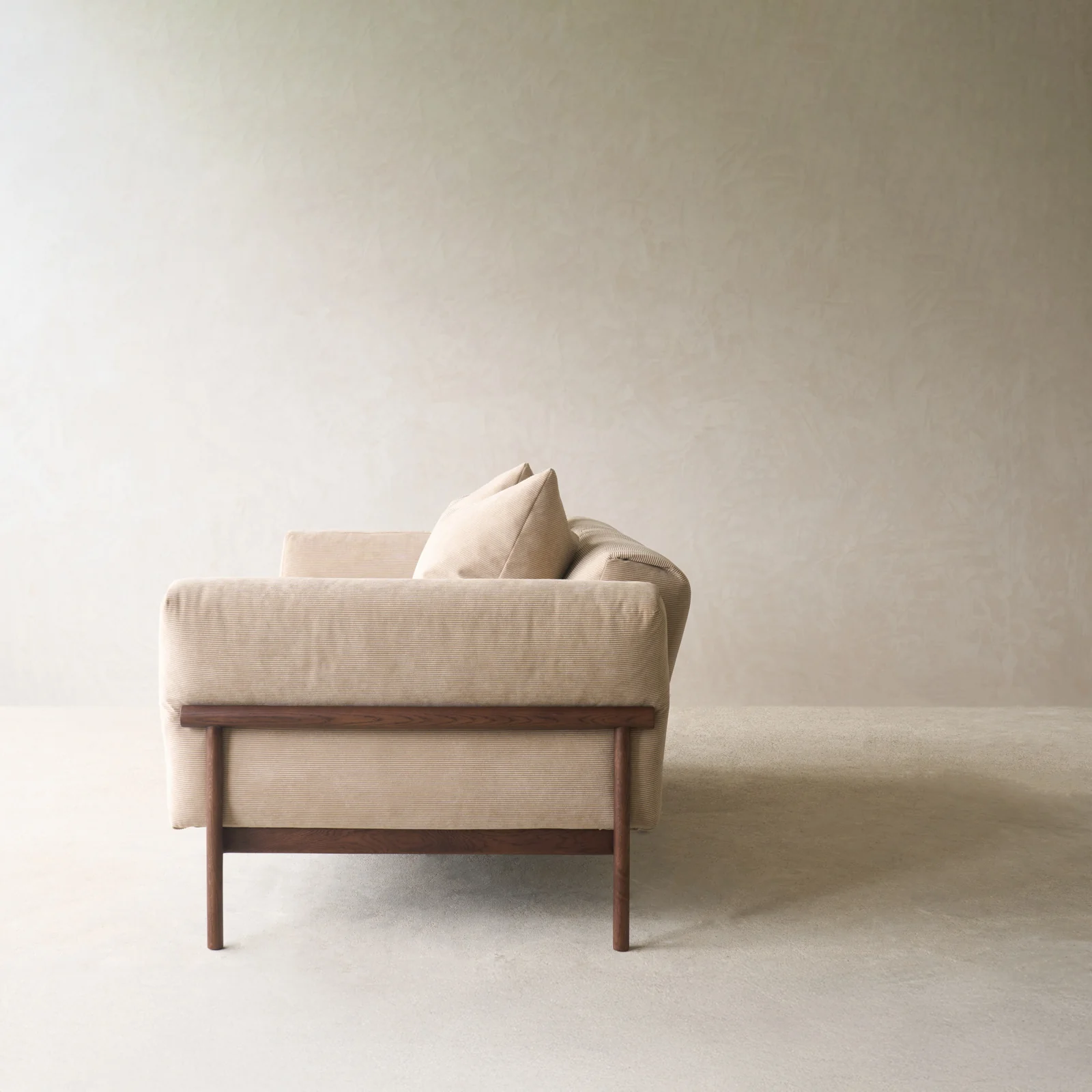 Timm 2 Seater Fabric Sofa | Espresso Oak - Ammonite (175cm) - Image 6
