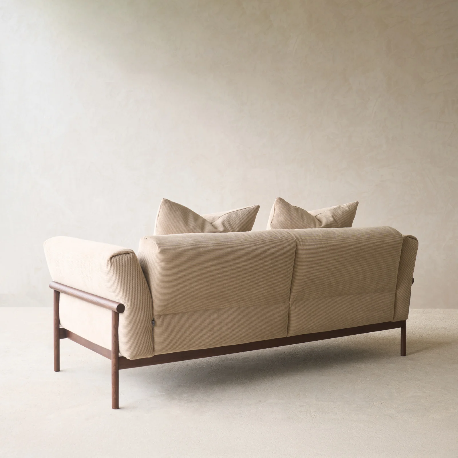 Timm 2 Seater Fabric Sofa | Espresso Oak - Ammonite (175cm) - Image 7