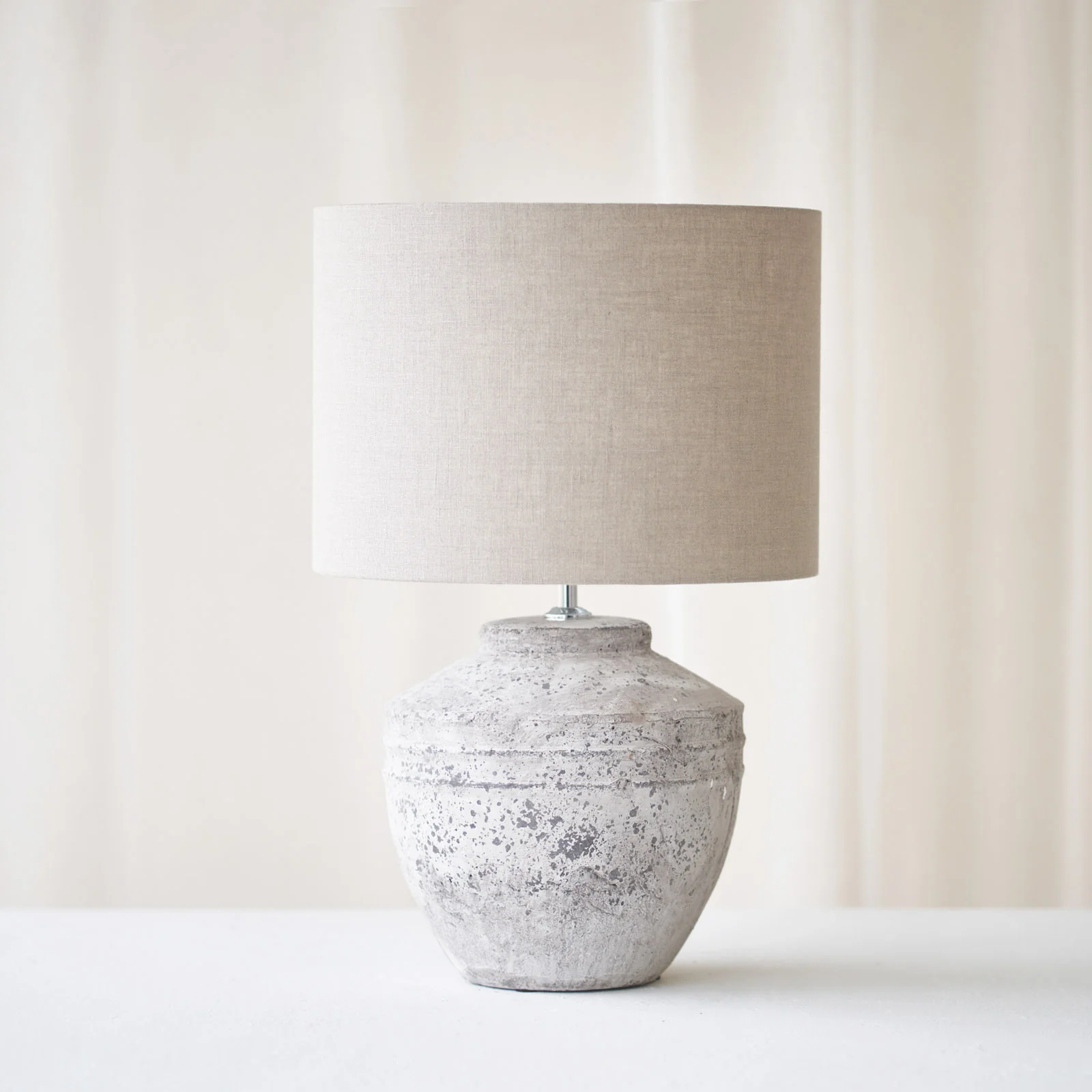 Toba Table Lamp | Grey (35cm) - Image 3