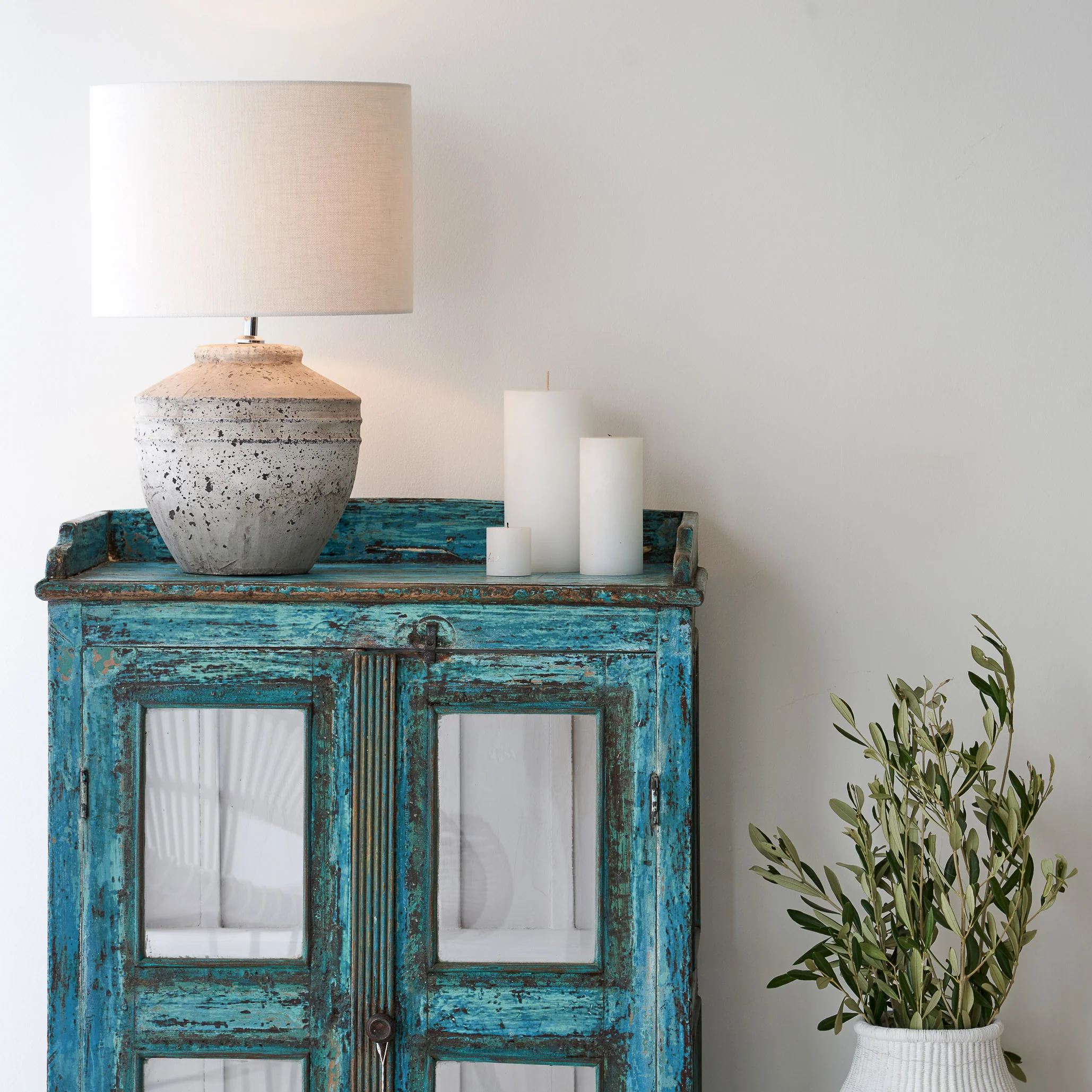 Toba Table Lamp | Grey (35cm) - Image 5