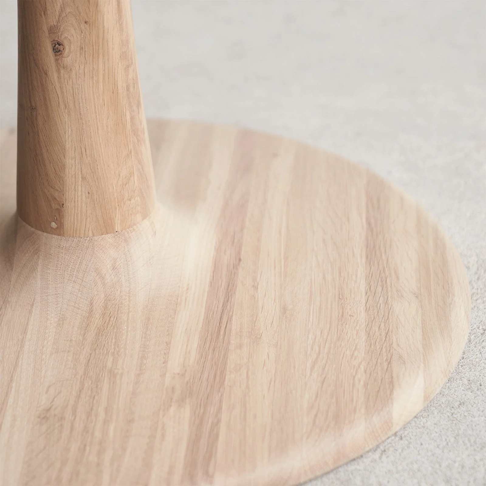 Torsion Square Dining Table | Oak - Natural (70cm) - Image 5