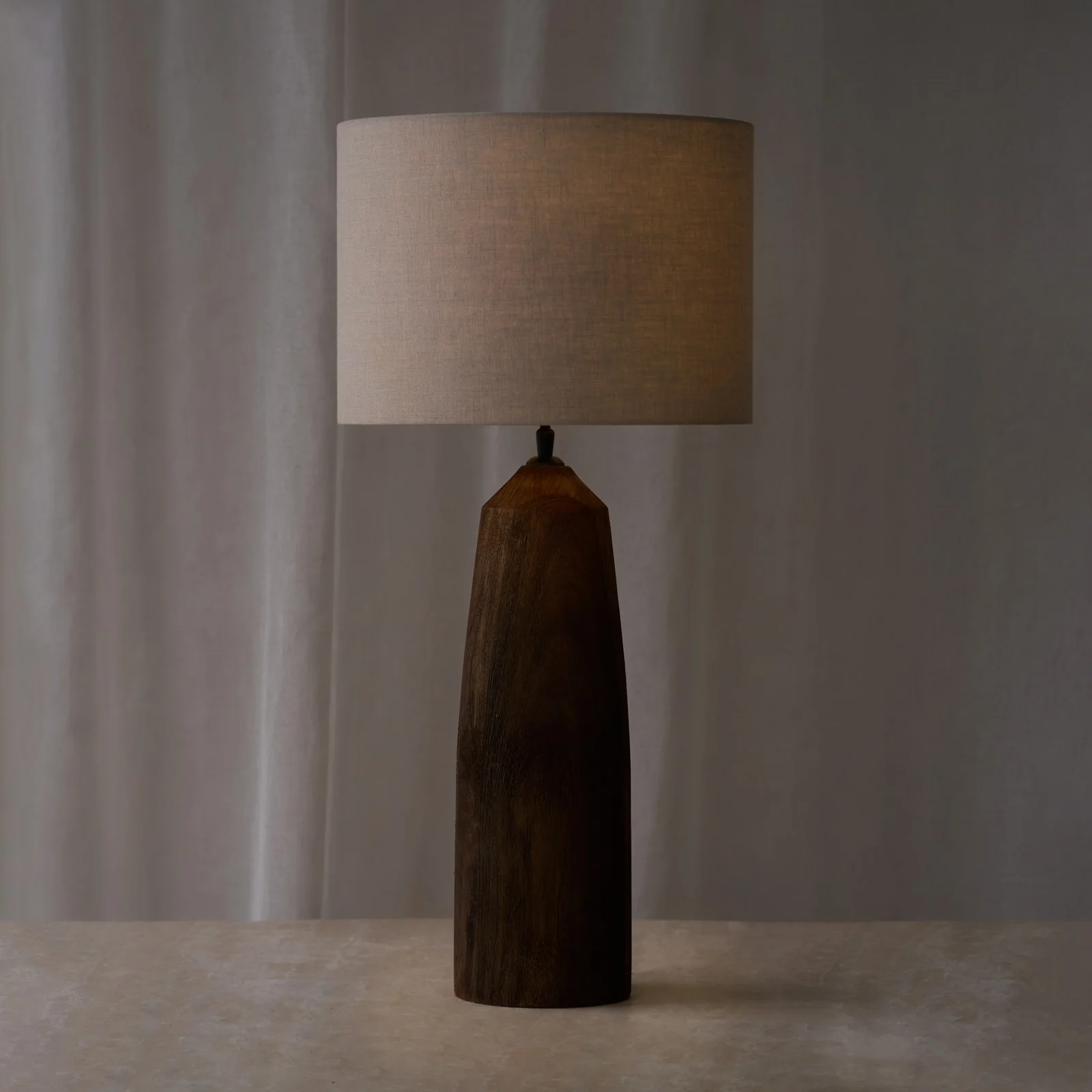 Trapani Table Lamp | Brown (53cm) - Image 2