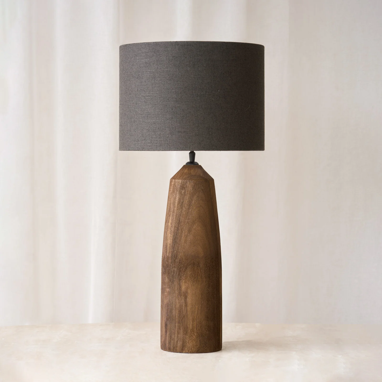 Trapani Table Lamp | Brown (53cm) - Image 3