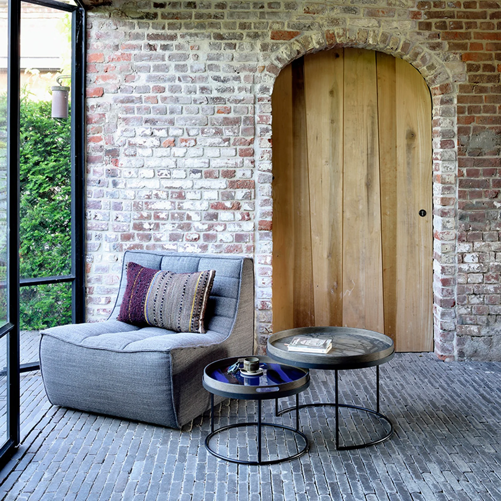 Tray Coffee Round Table Set | Small/Large (62cm) - Image 8