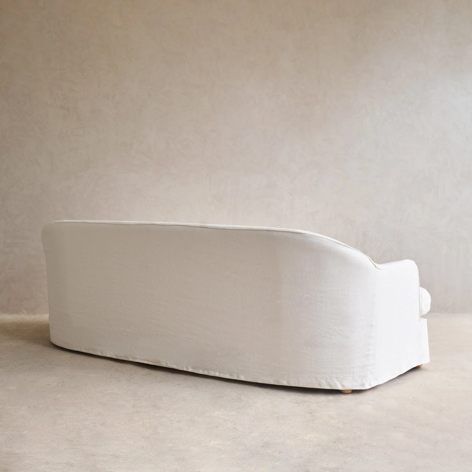 Trevi Fabric Sofa | Off White (230cm) - Image 8