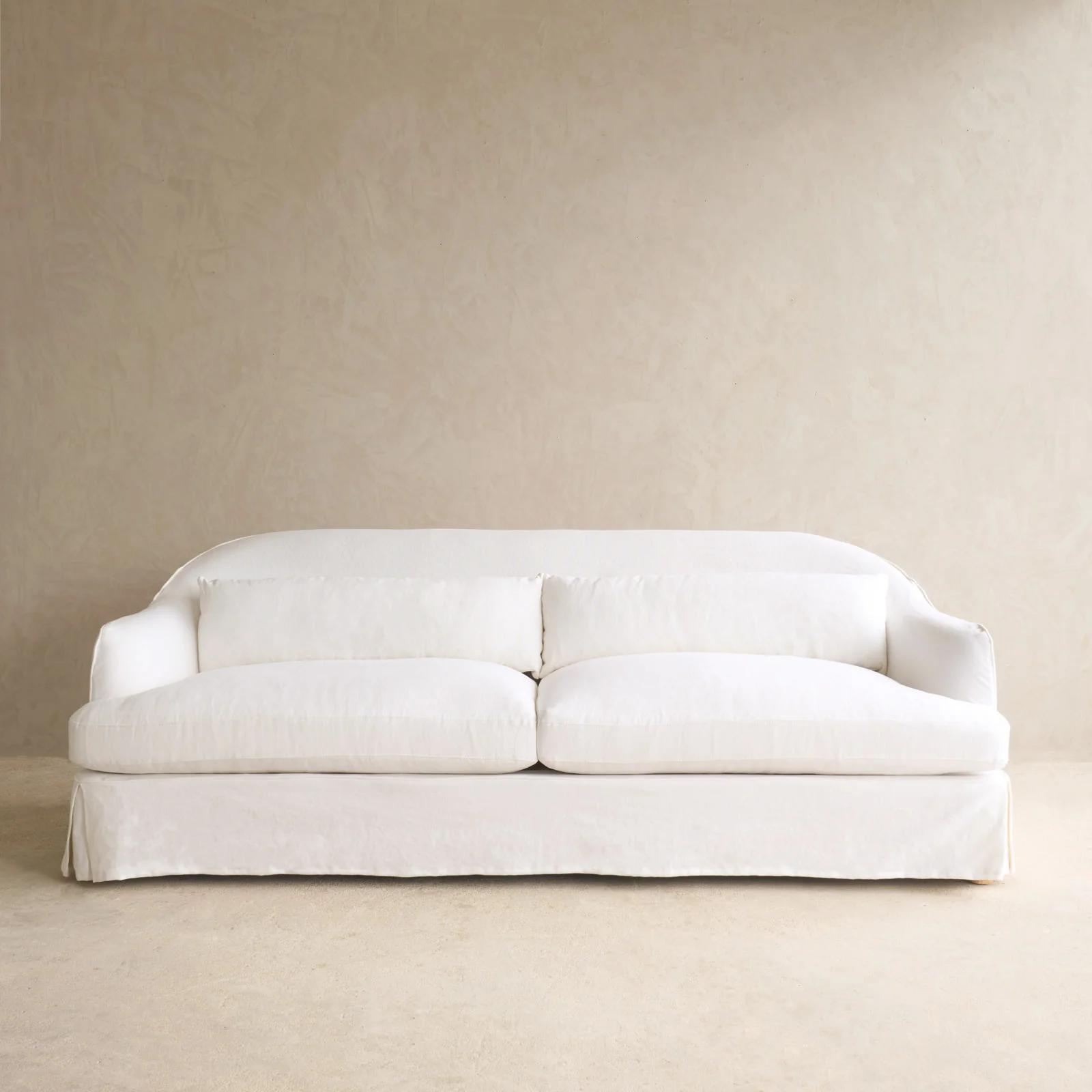 Trevi Fabric Sofa | Snow (230cm) - Image 4