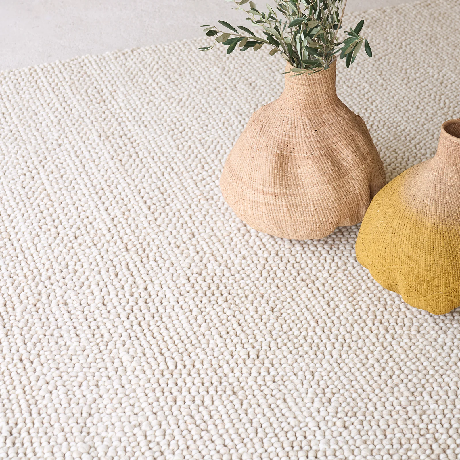 Tundra Wool Handwoven Rug | Natural - Image 5