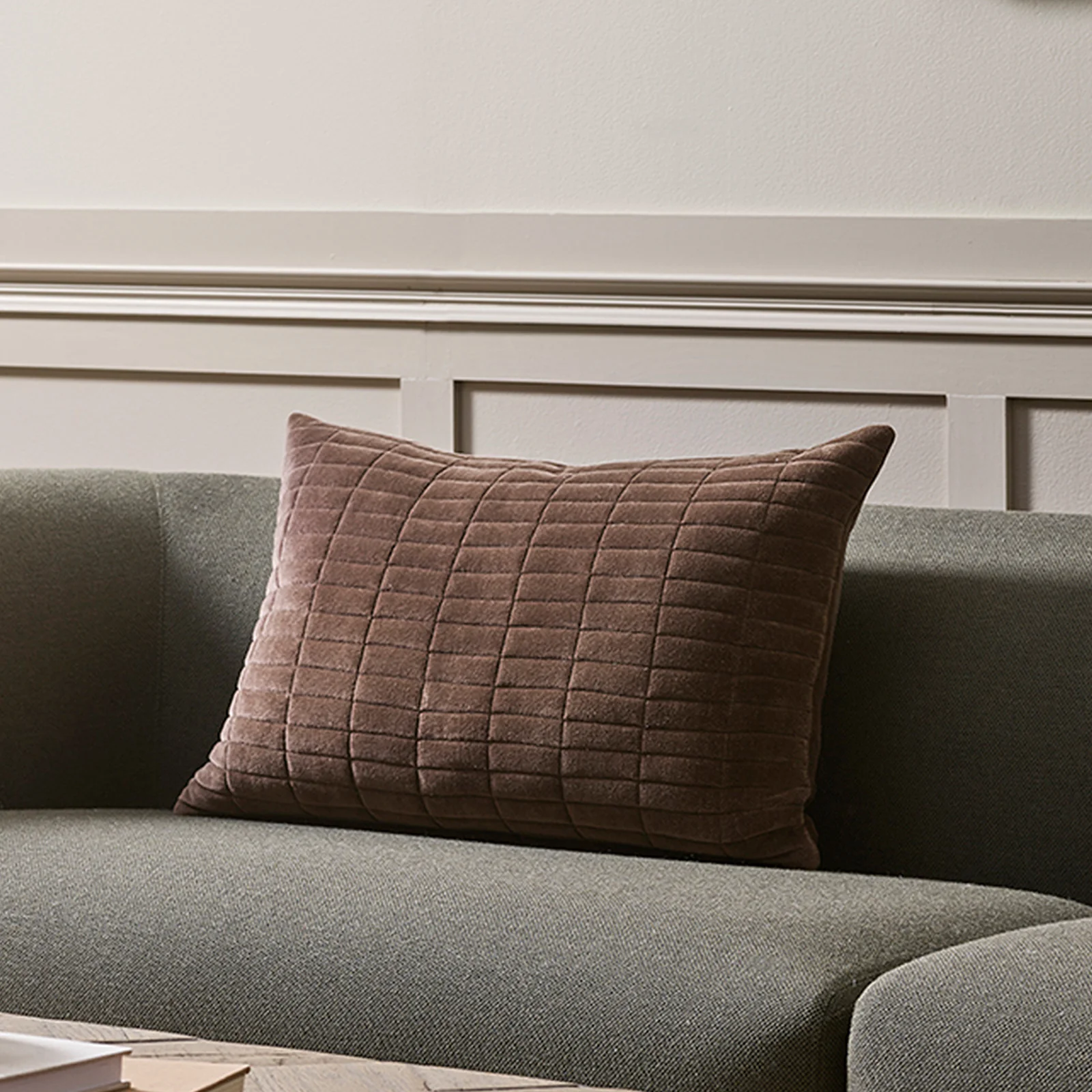 Turner Lumbar Cushion | Chocolate (40 x 60cm) - Image 3