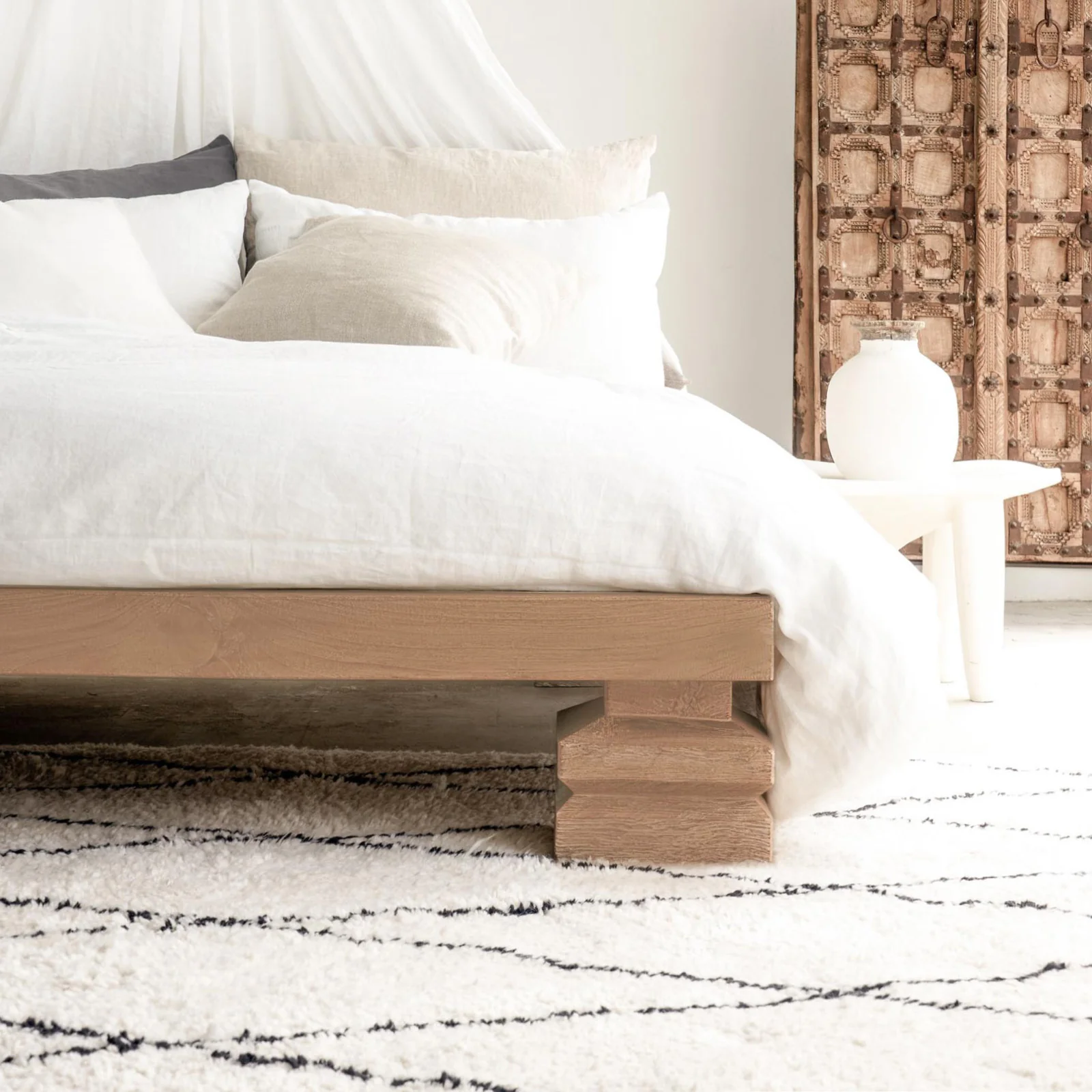 Umpak Bed Frame | Teak - Natural - Image 3