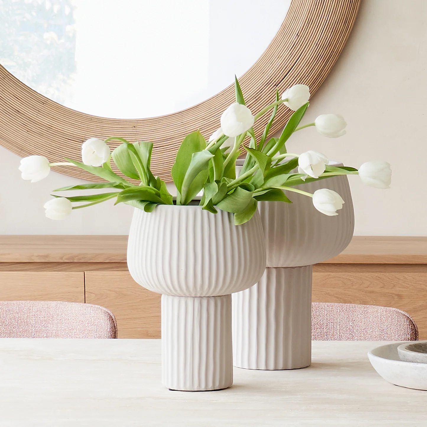 Feya Vase | Cream - Image 4