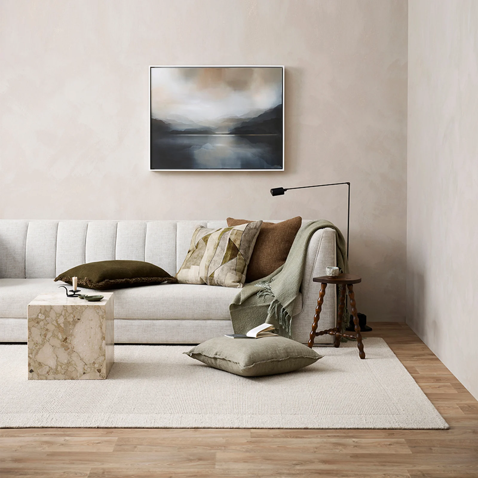 Vermont Floor Rug | Sand - Image 3