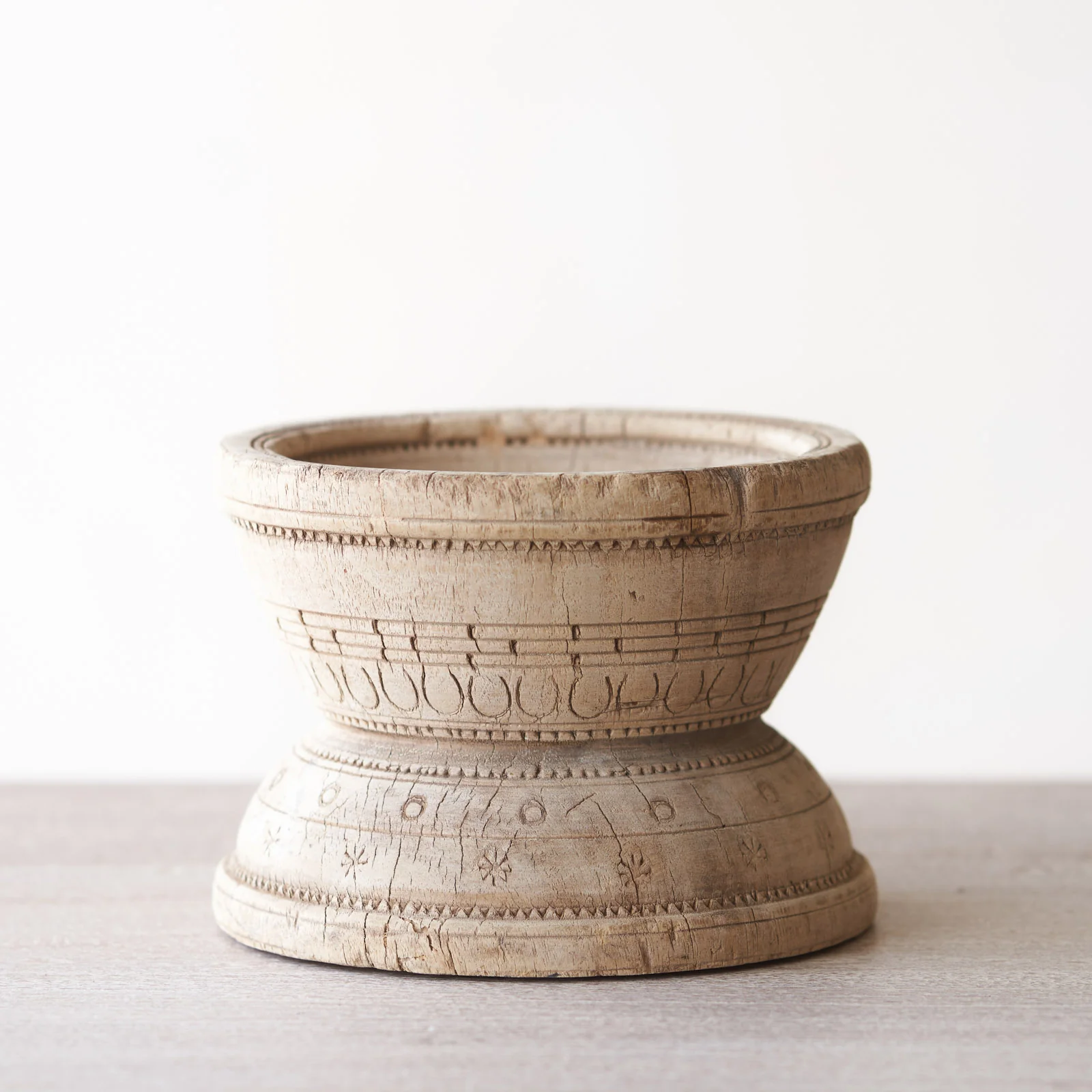 Vintage Binjani Candle Holder - Round - Image 4