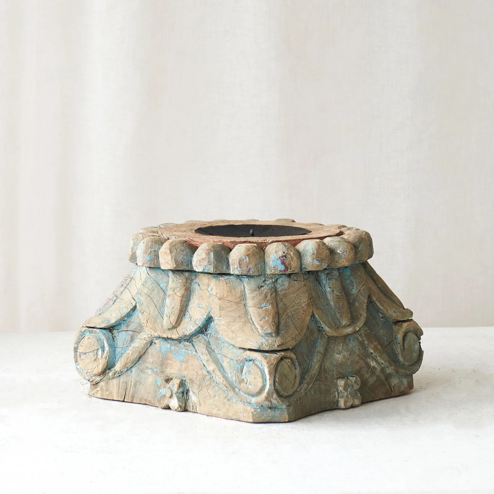 Vintage Column Candle Stand - Image 3