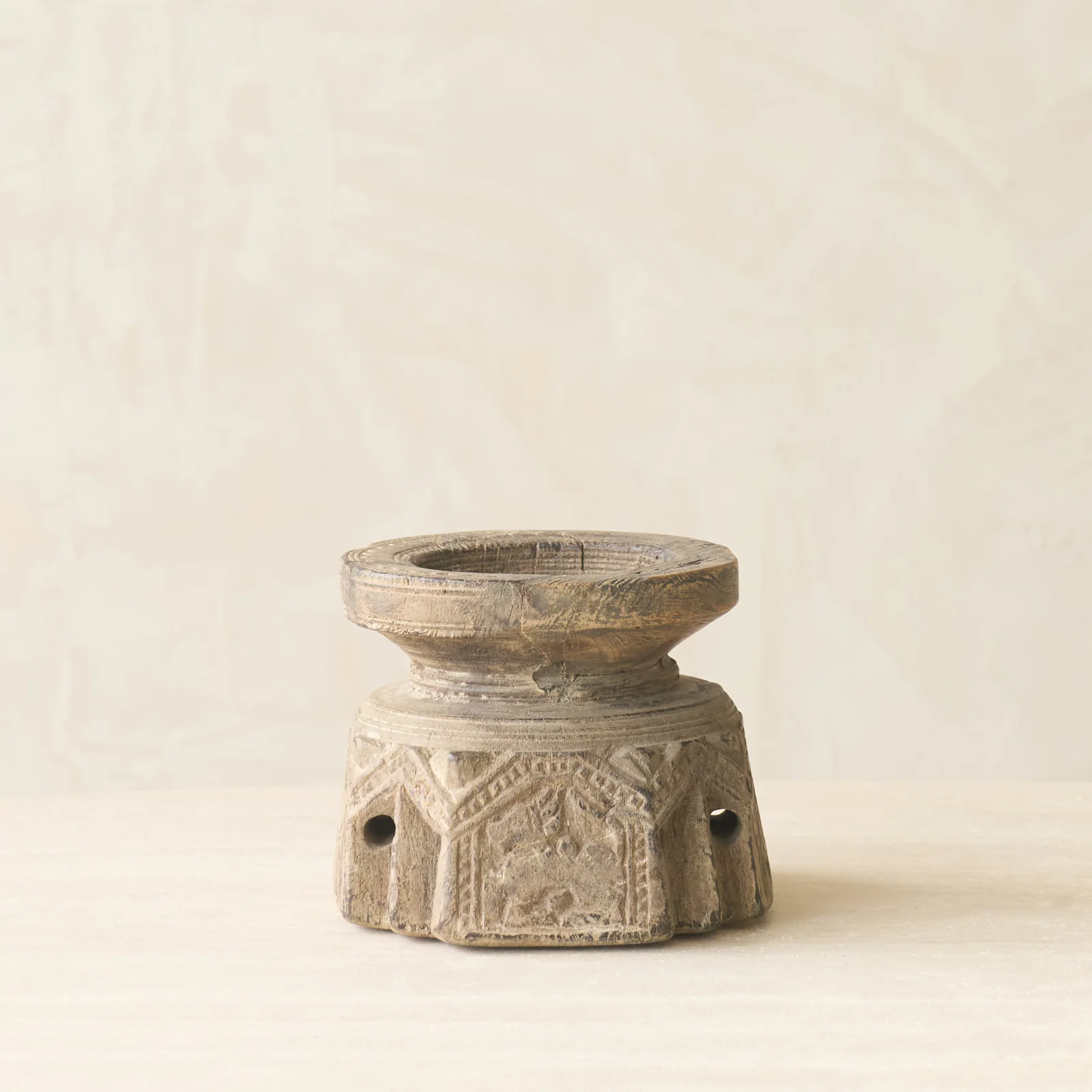 Vintage Carved Candle Holder - Image 13
