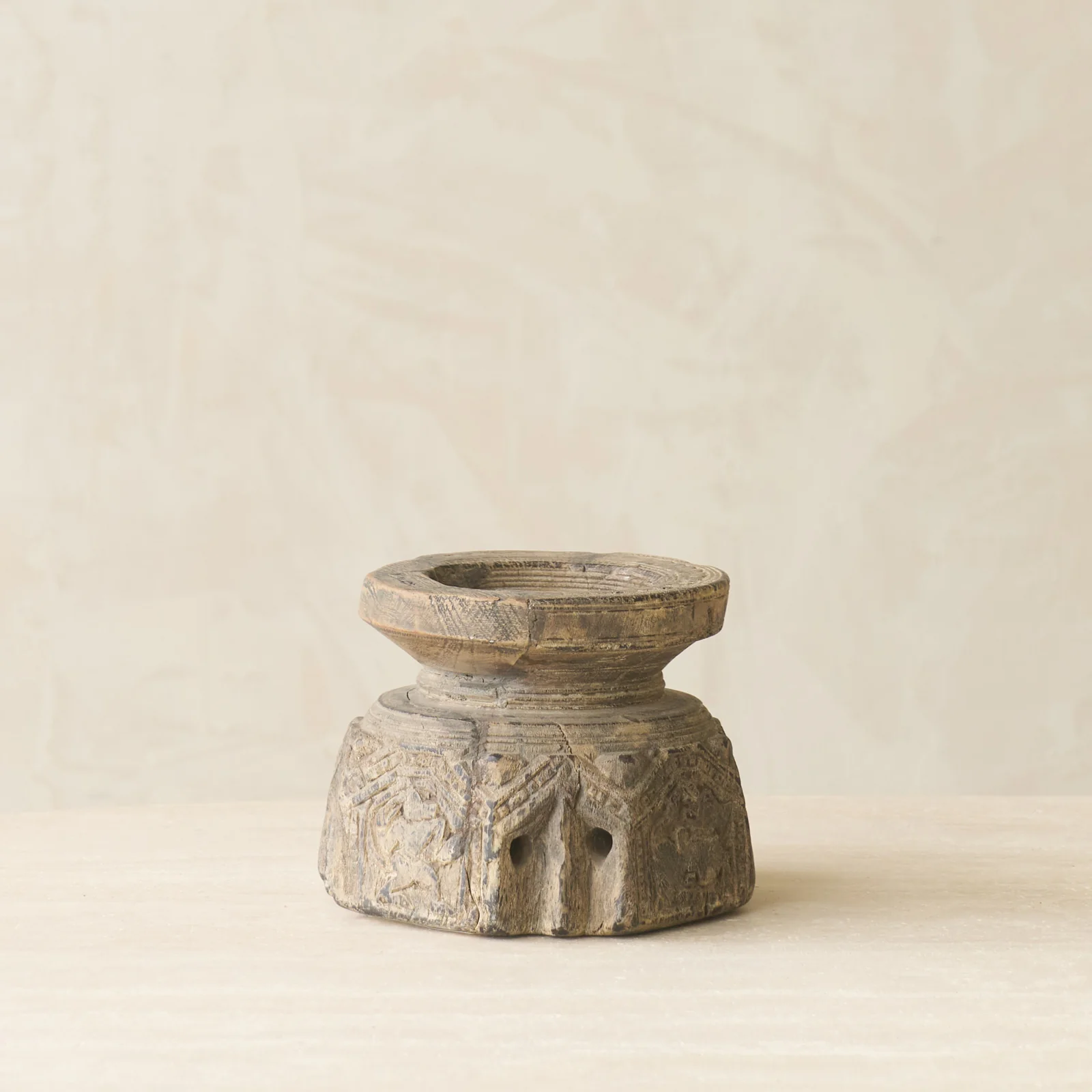 Vintage Carved Candle Holder - Image 16