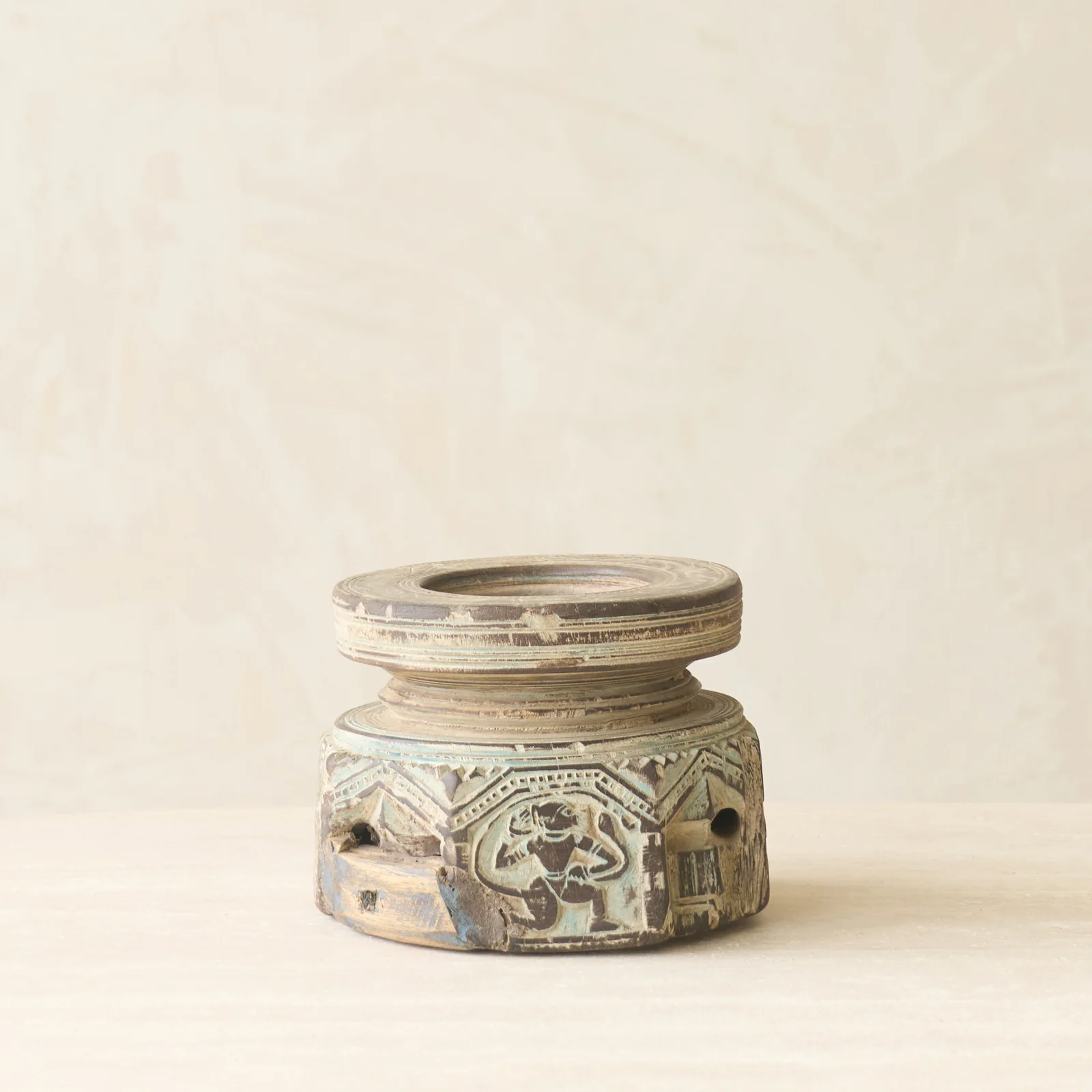 Vintage Carved Candle Holder - Image 17