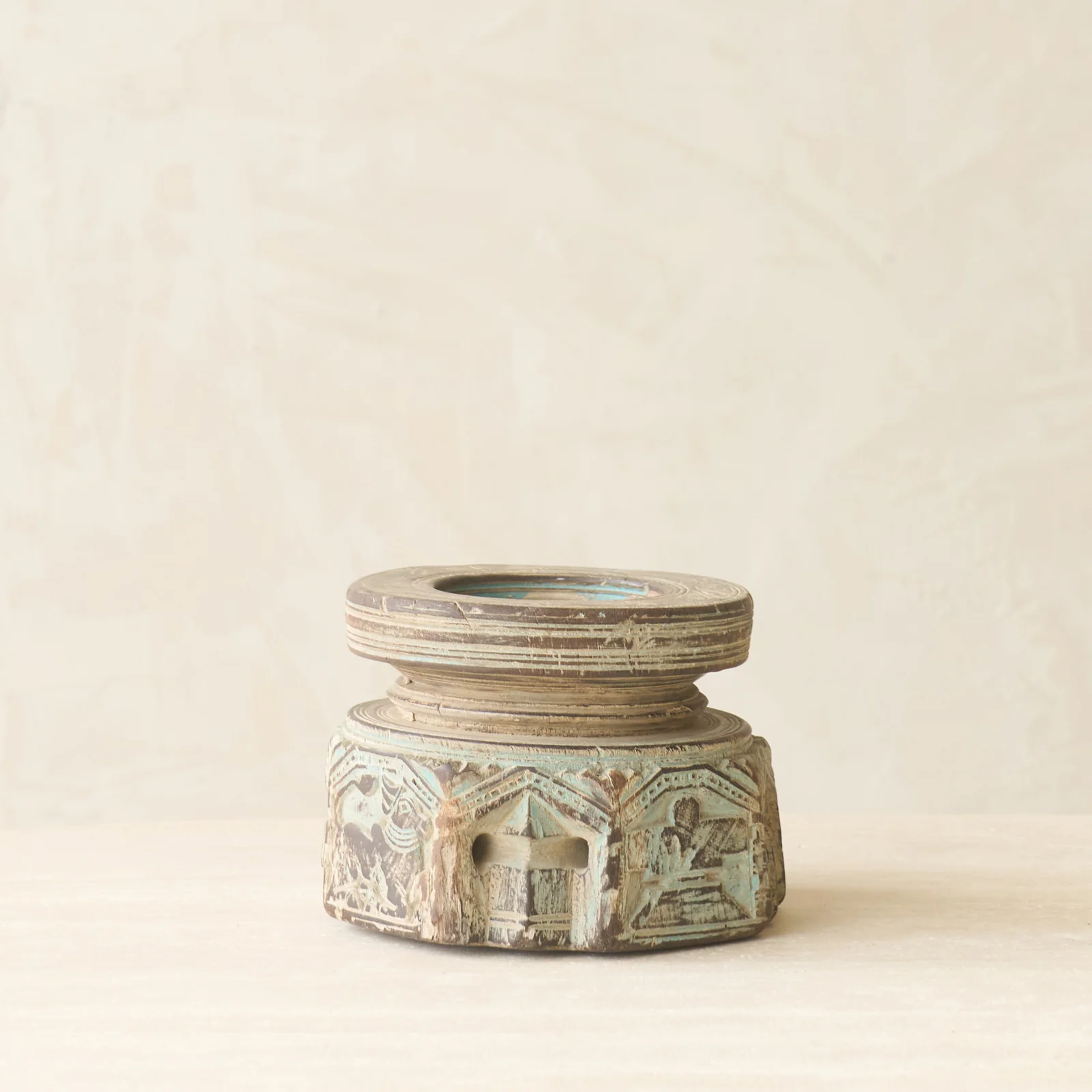 Vintage Carved Candle Holder - Image 19
