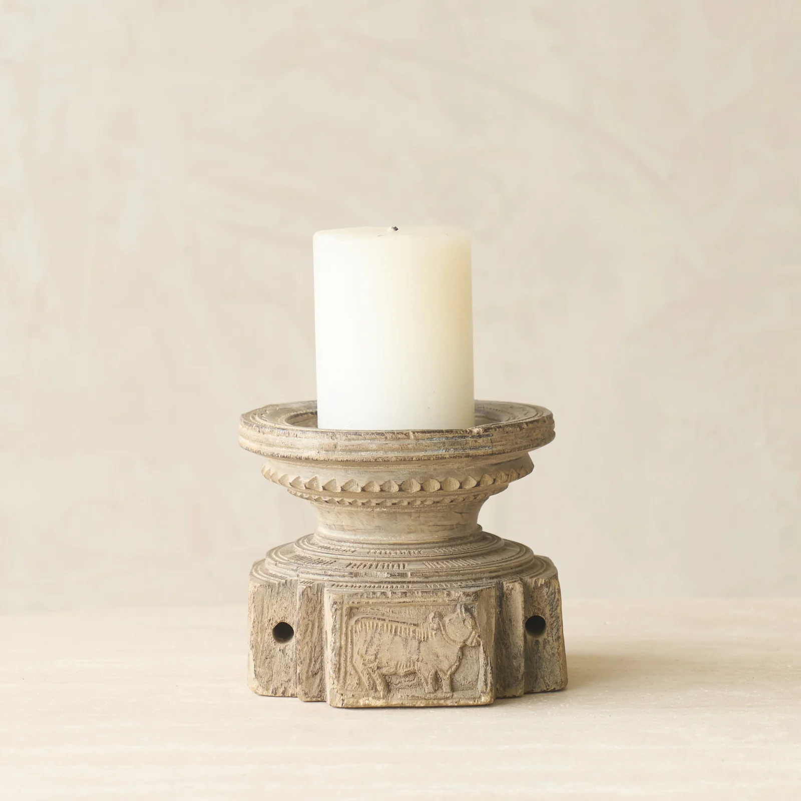 Vintage Carved Candle Holder - Image 23