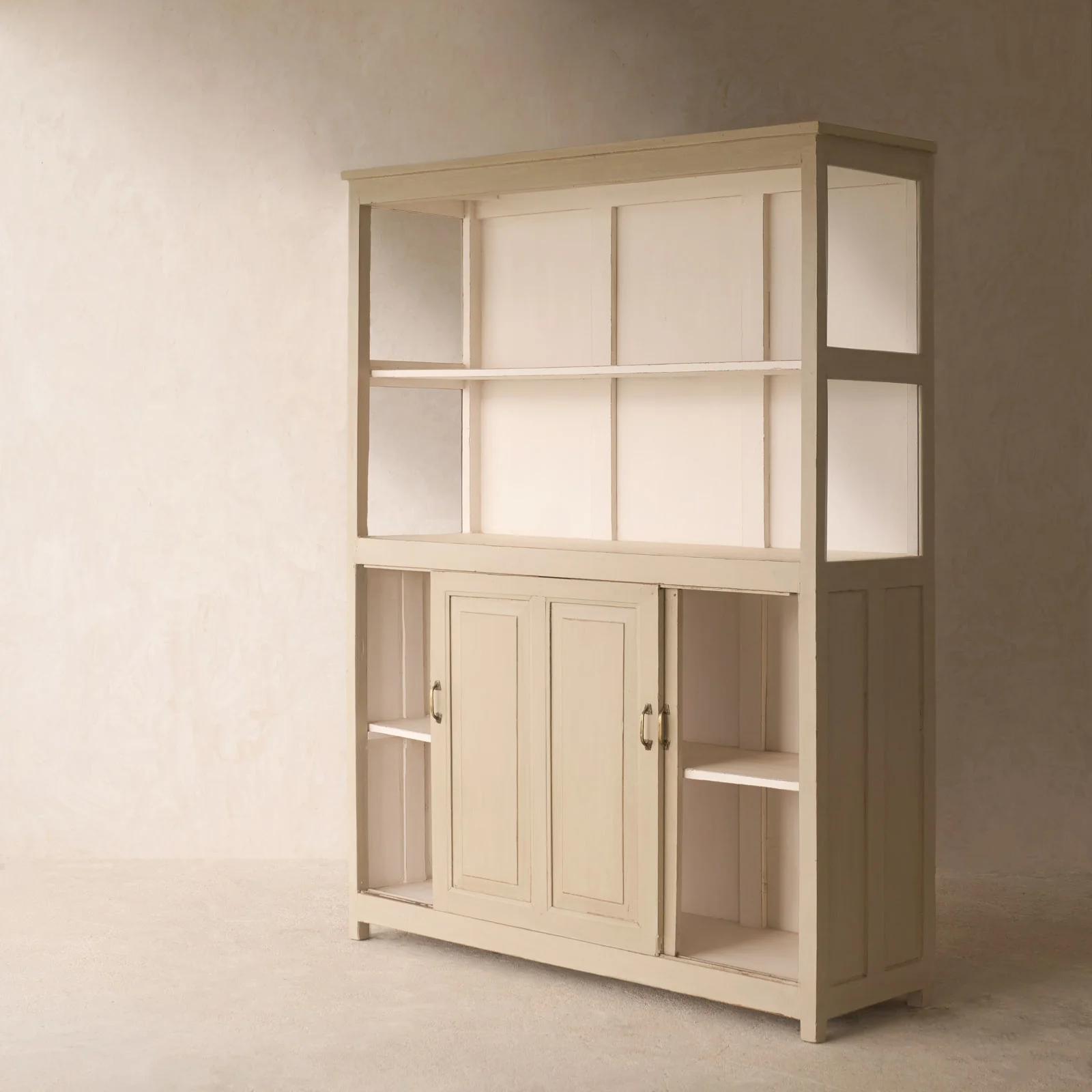 Vintage Extra Large Cabinet | Linen - Image 4