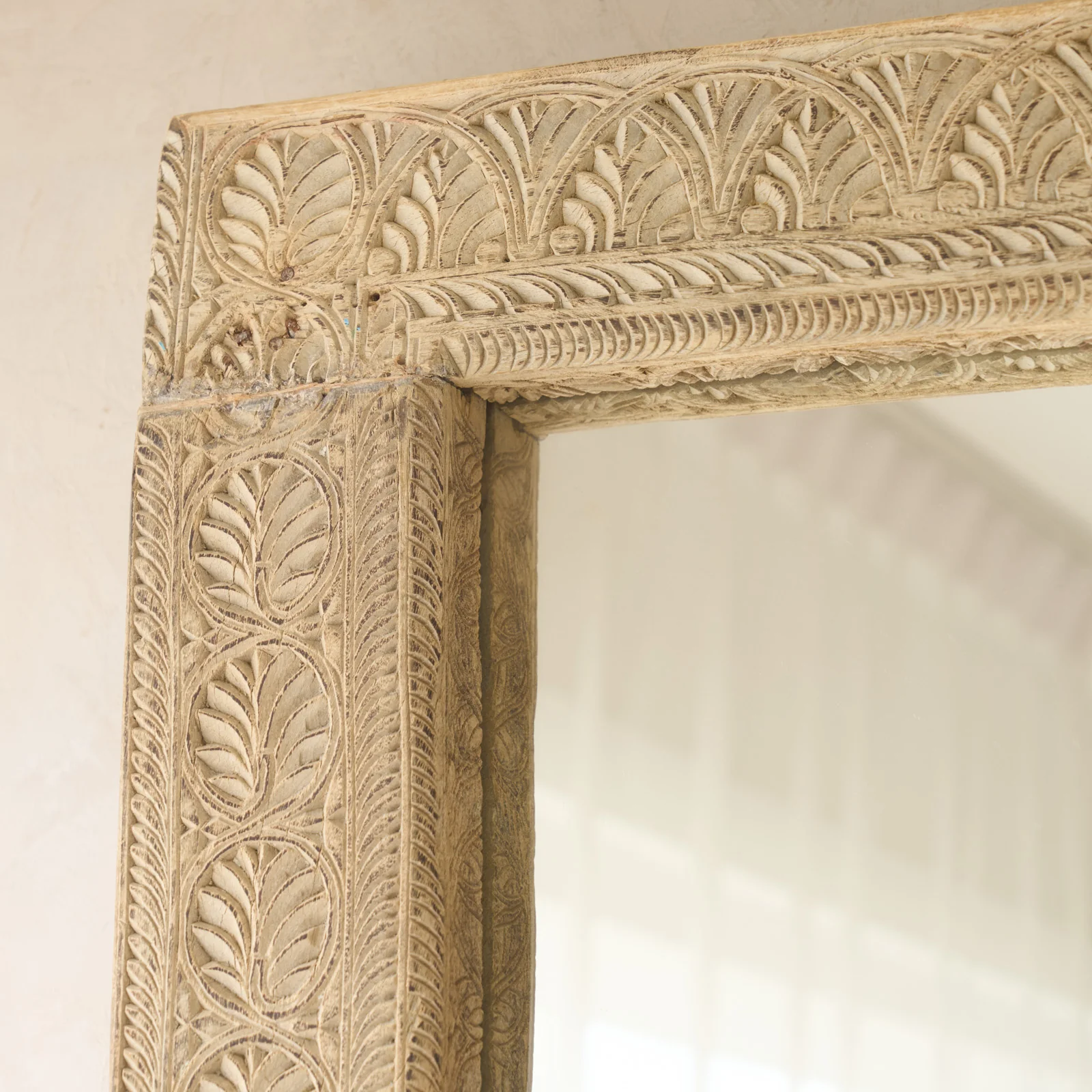 Vintage Floral Carved Mirror | C - Image 2