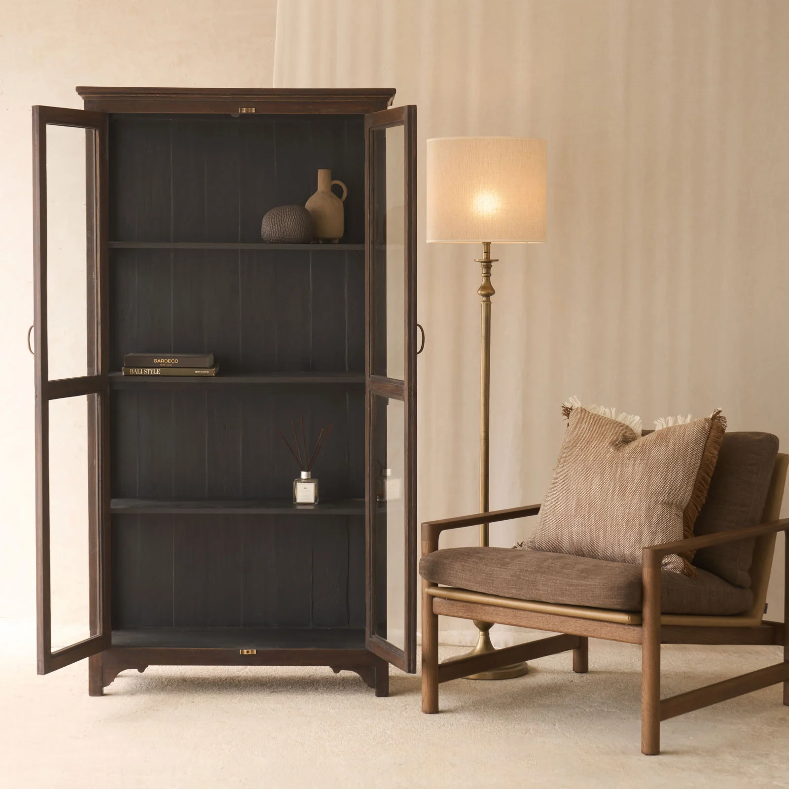 Vintage Large Cabinet | Chocolate - Image 2