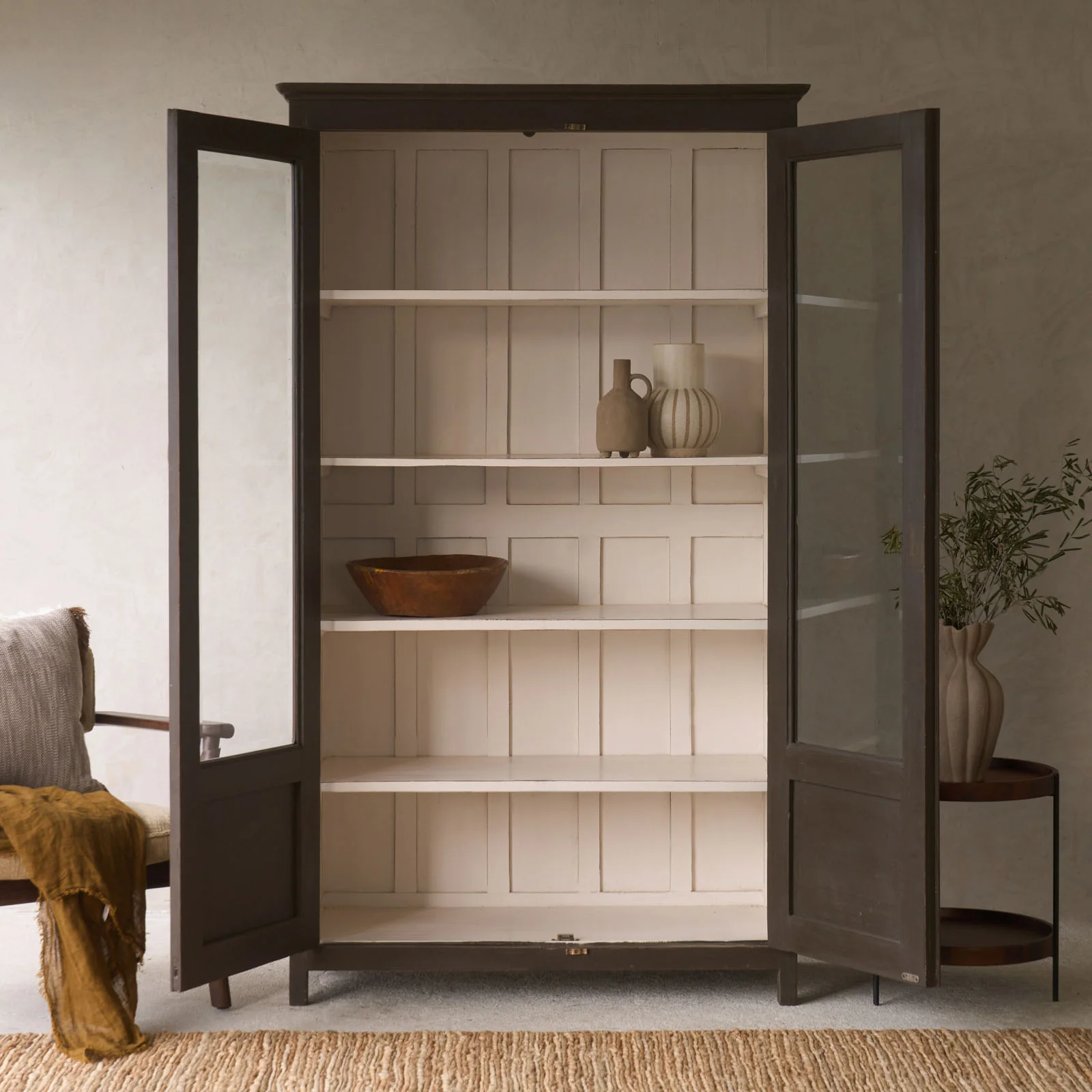 Vintage Large Cabinet | Chocolate - Image 2