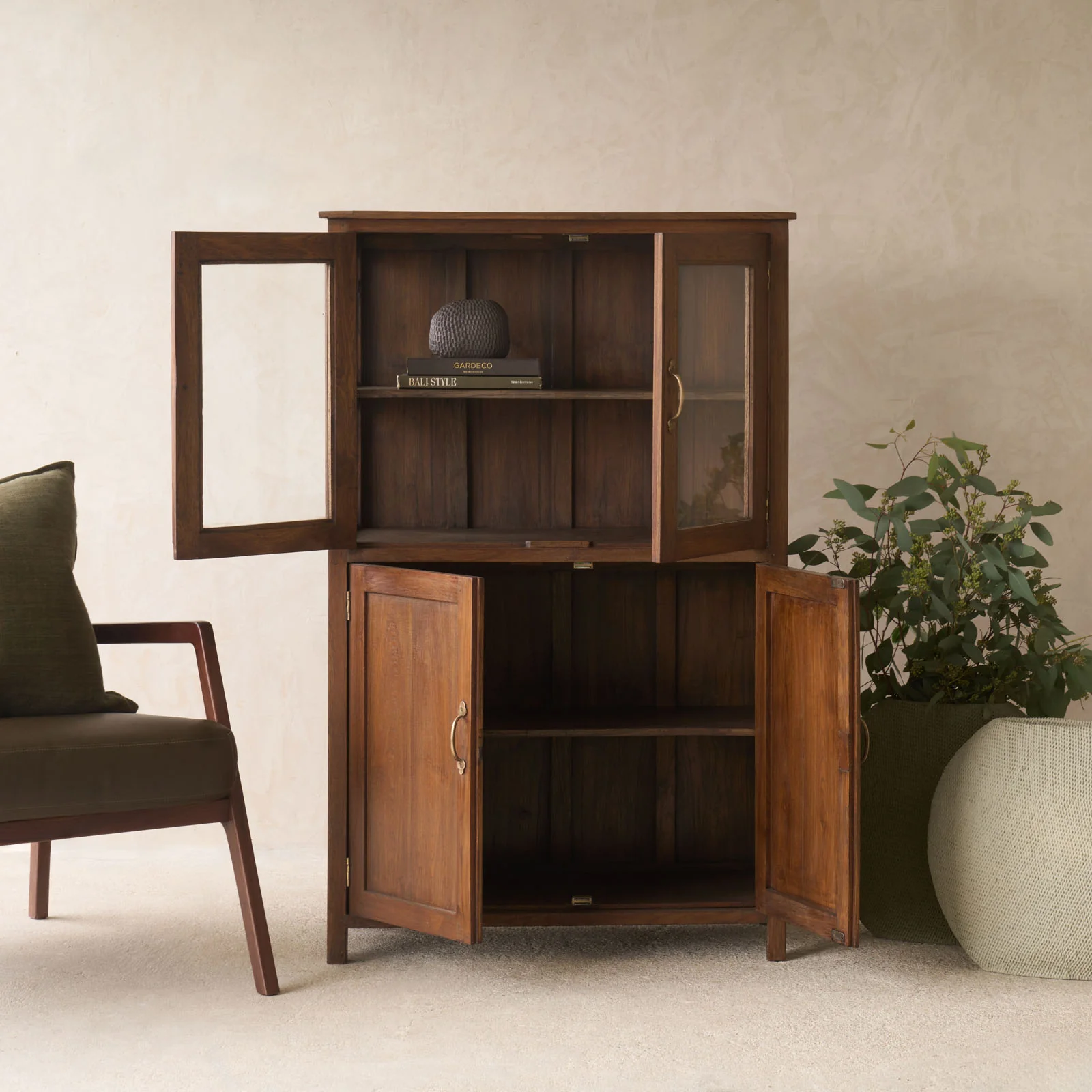 Vintage Medium Cabinet | Natural - Image 2