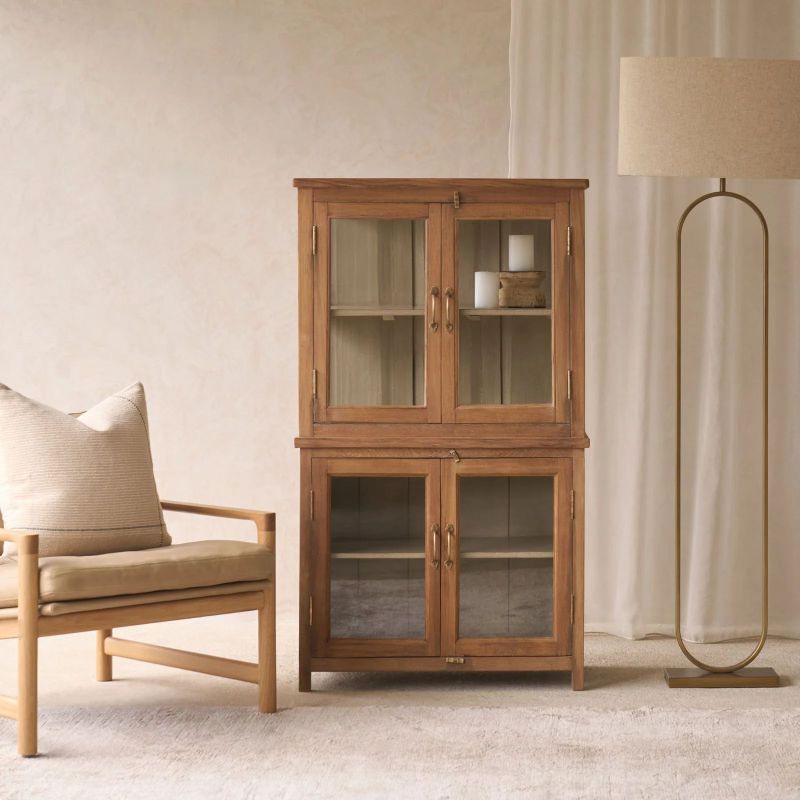 Vintage Medium Cabinet | Natural