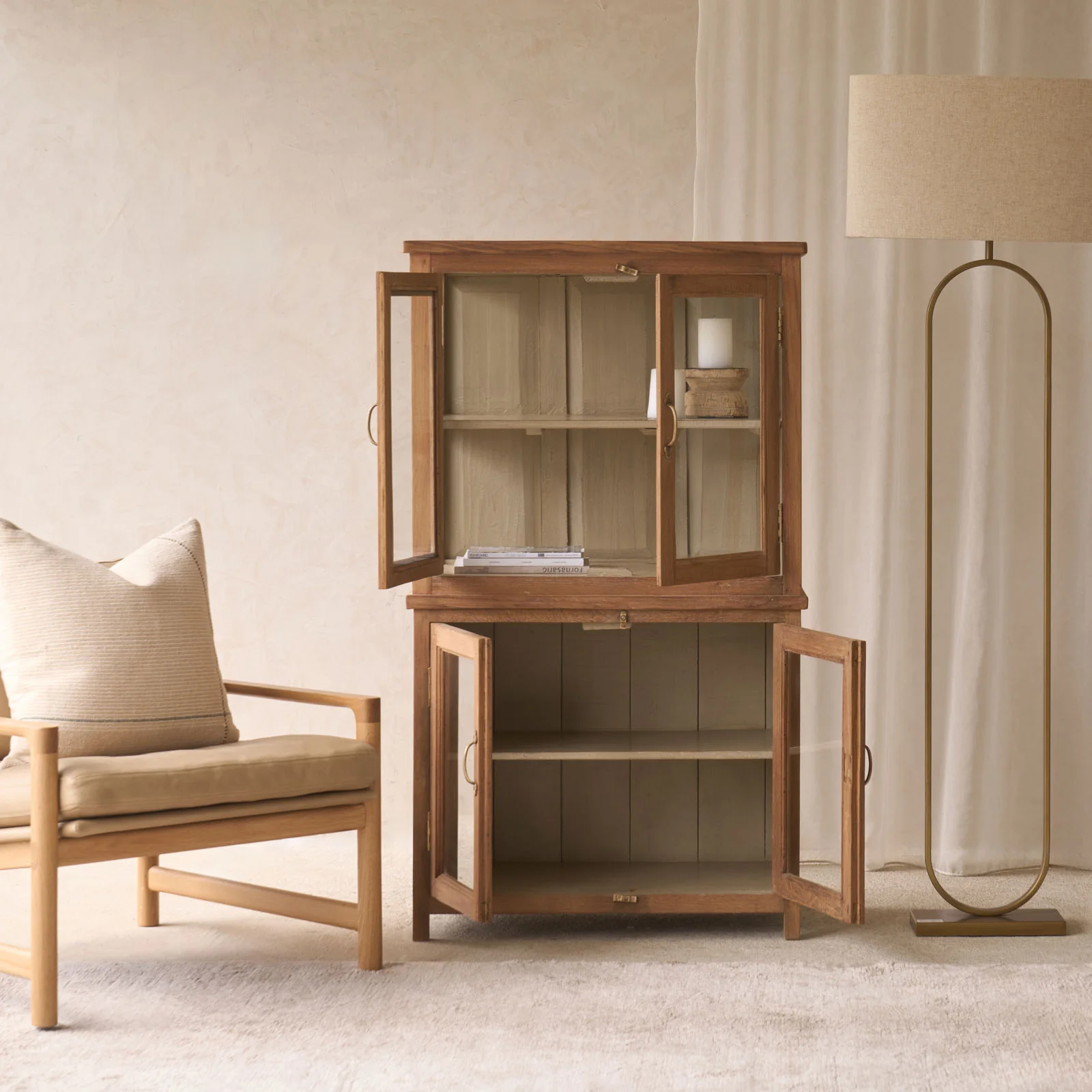 Vintage Medium Cabinet | Natural - Image 2