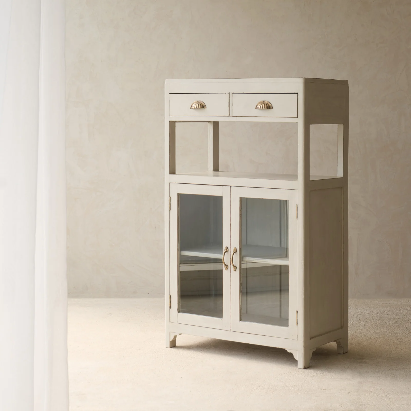 Vintage Medium Cabinet with Drawer | Fog - Image 4