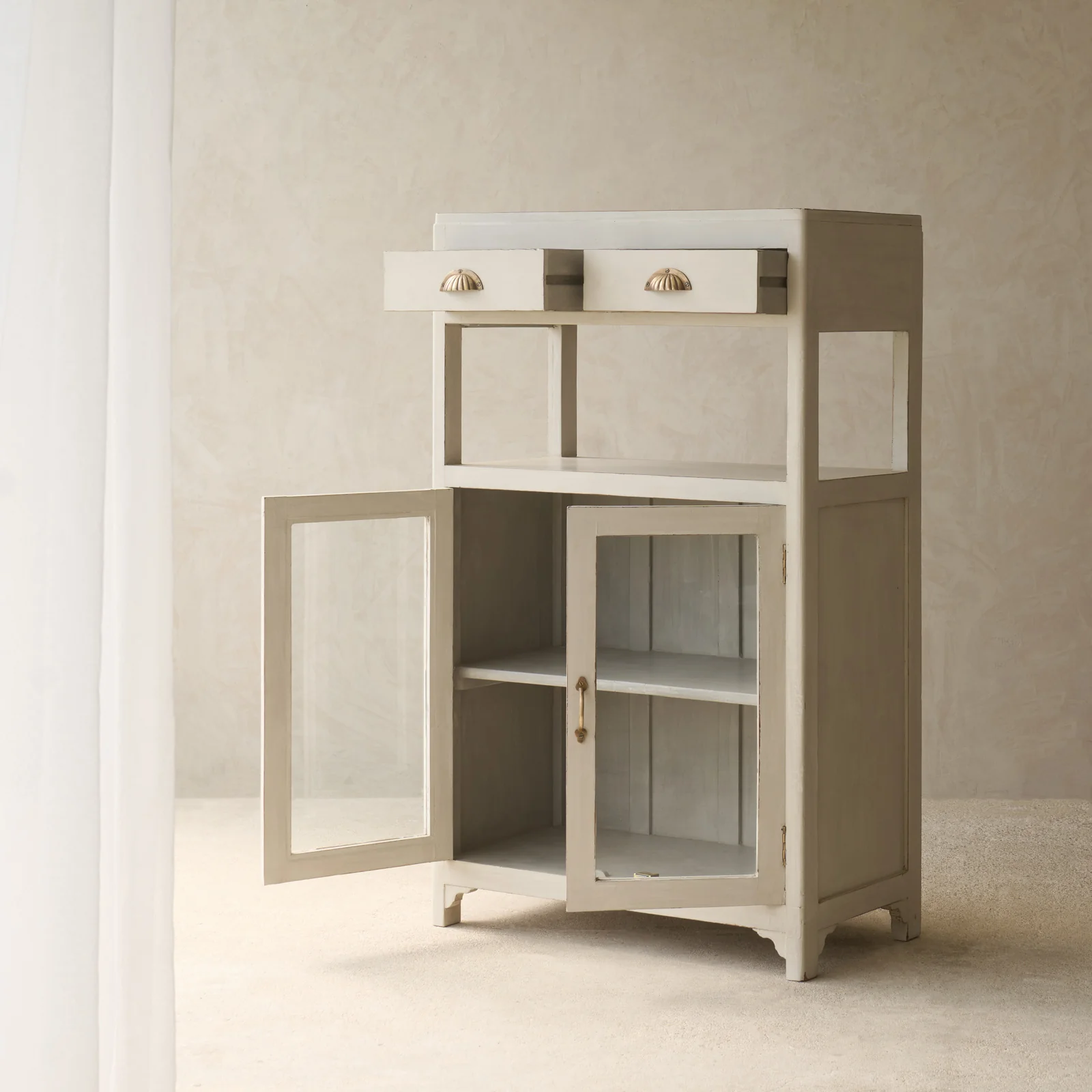 Vintage Medium Cabinet with Drawer | Fog - Image 5