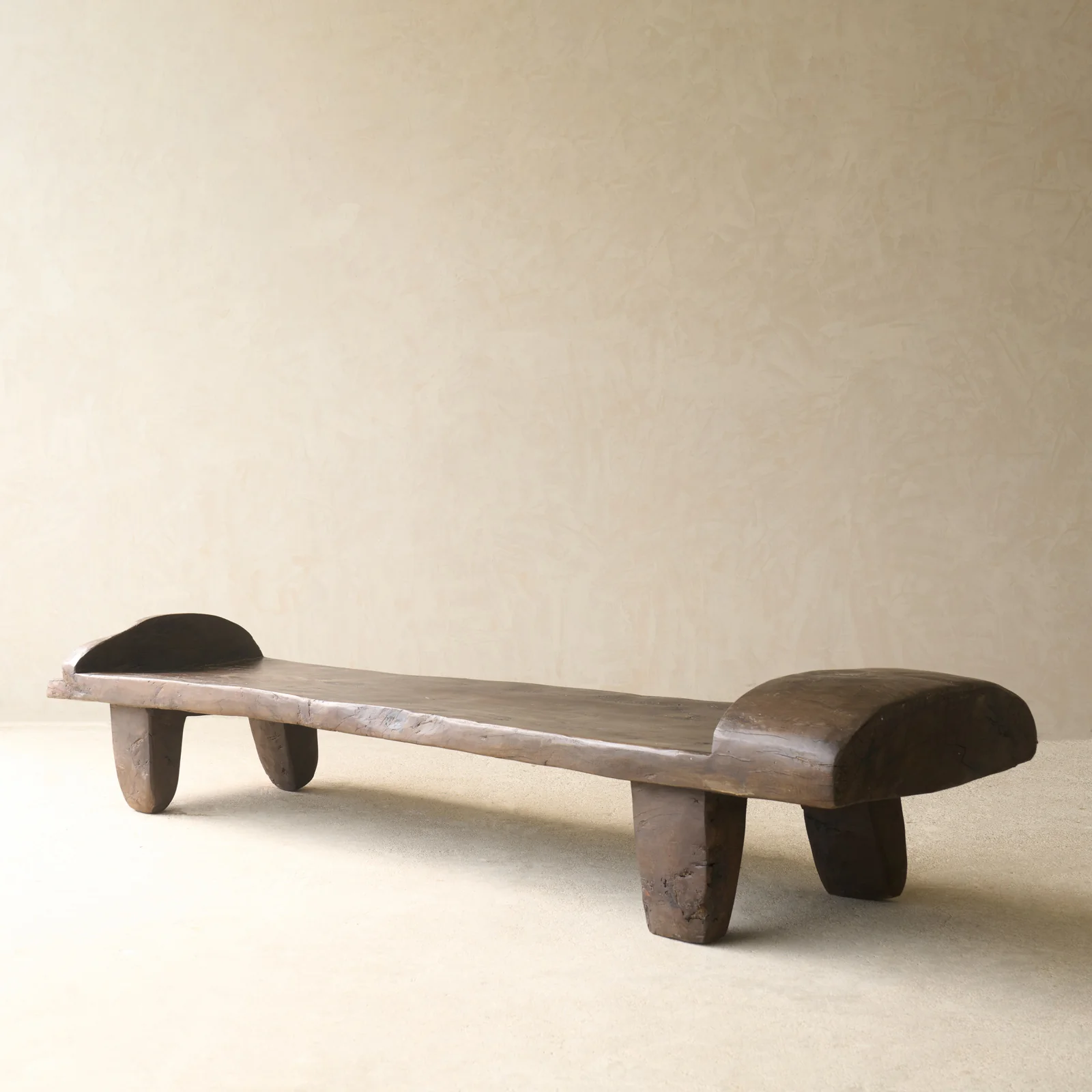 Vintage Naga Tribal Coffee Table | Dark | No. 4 - Image 3