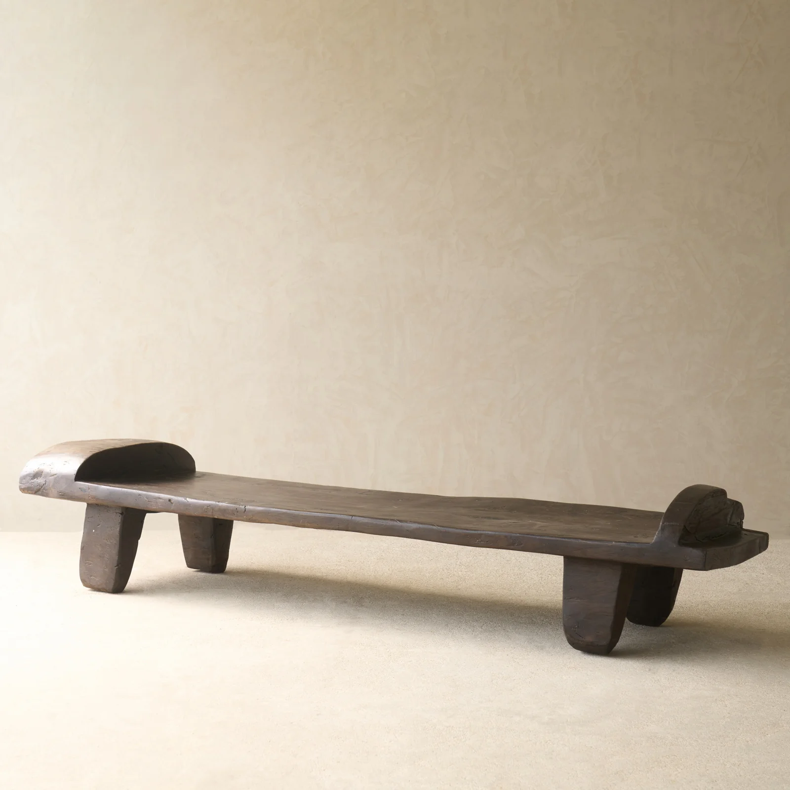 Vintage Naga Tribal Coffee Table | Dark | No. 4 - Image 4
