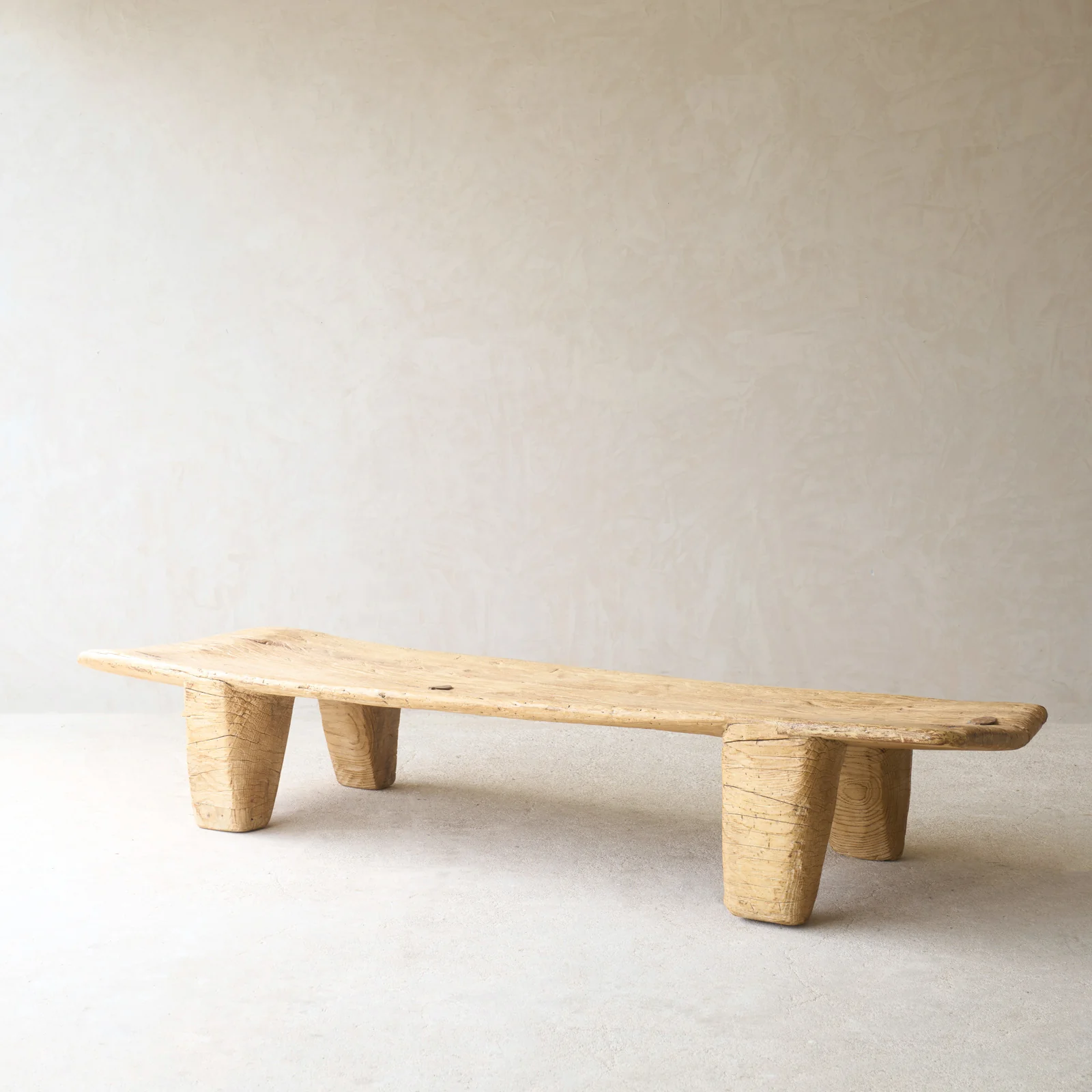 Vintage Naga Tribal Coffee Table | Natural No. 2 - Image 4