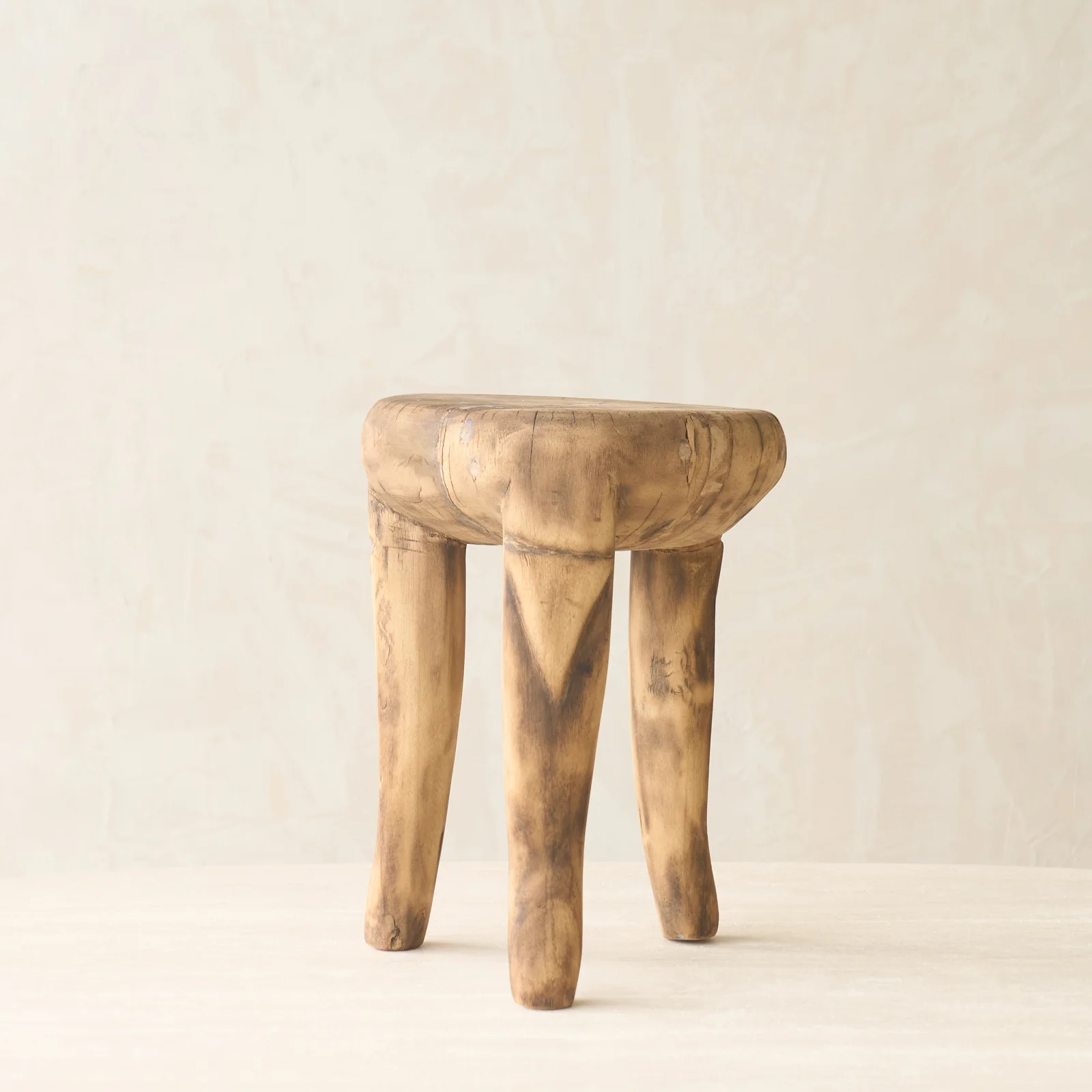 Vintage Naga Tribal Side Table | Natural - Image 2