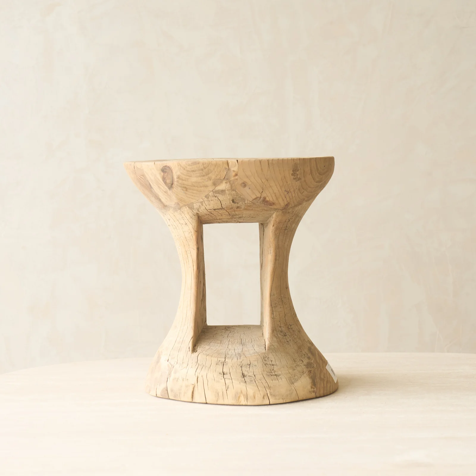 Vintage Naga Tribal Side Table | Natural - Image 7