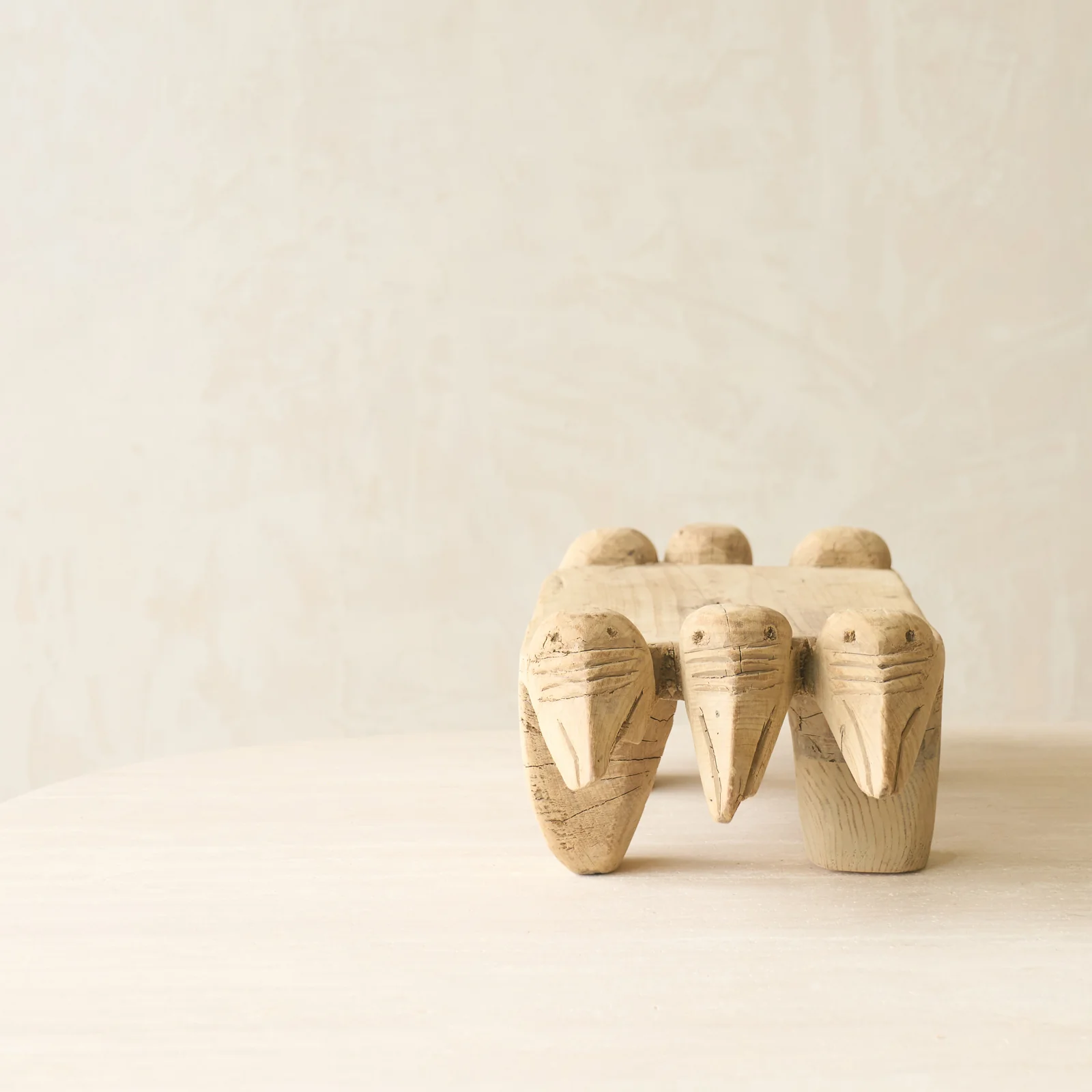 Vintage Naga Tribal Stool - Image 4