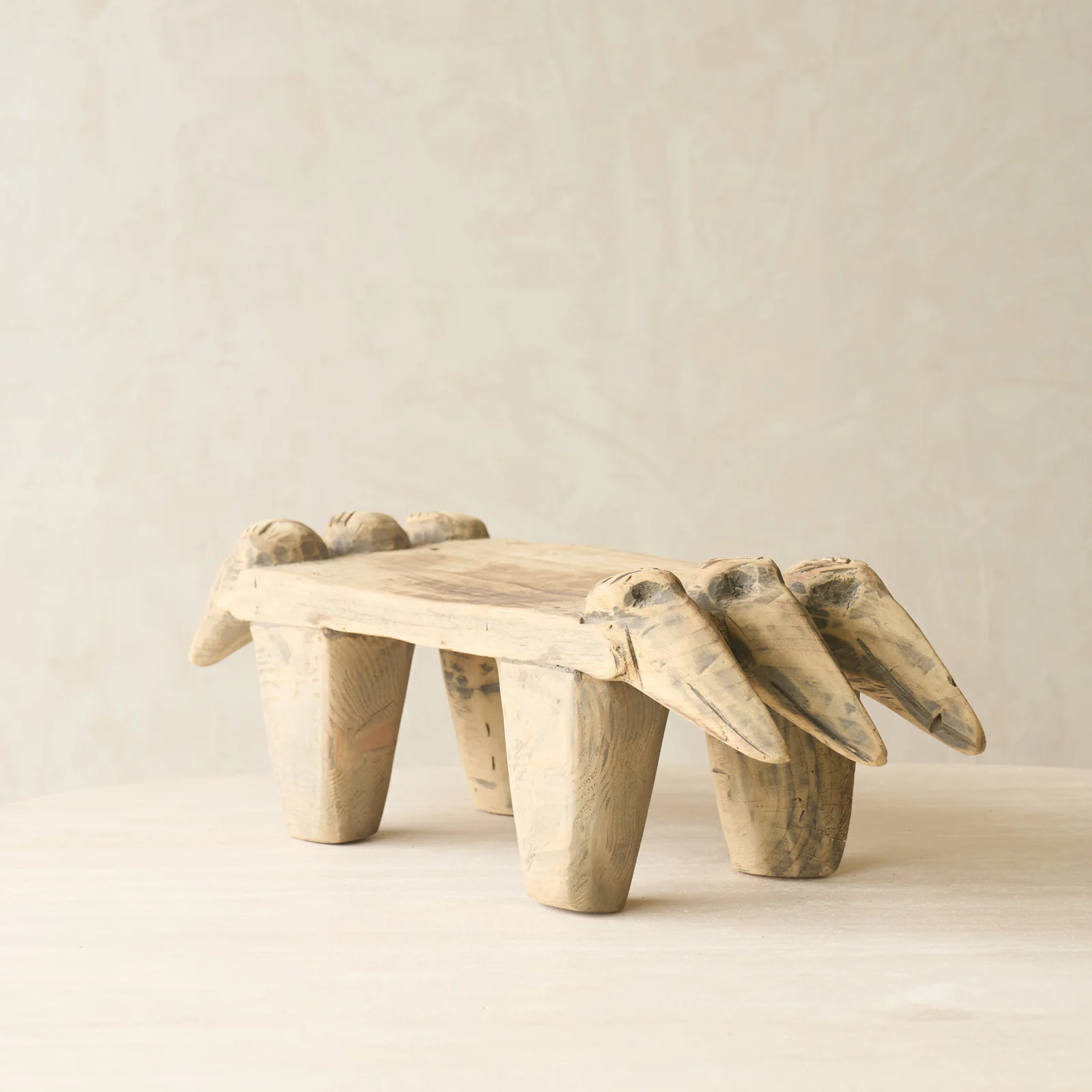 Vintage Naga Tribal Stool - Image 6