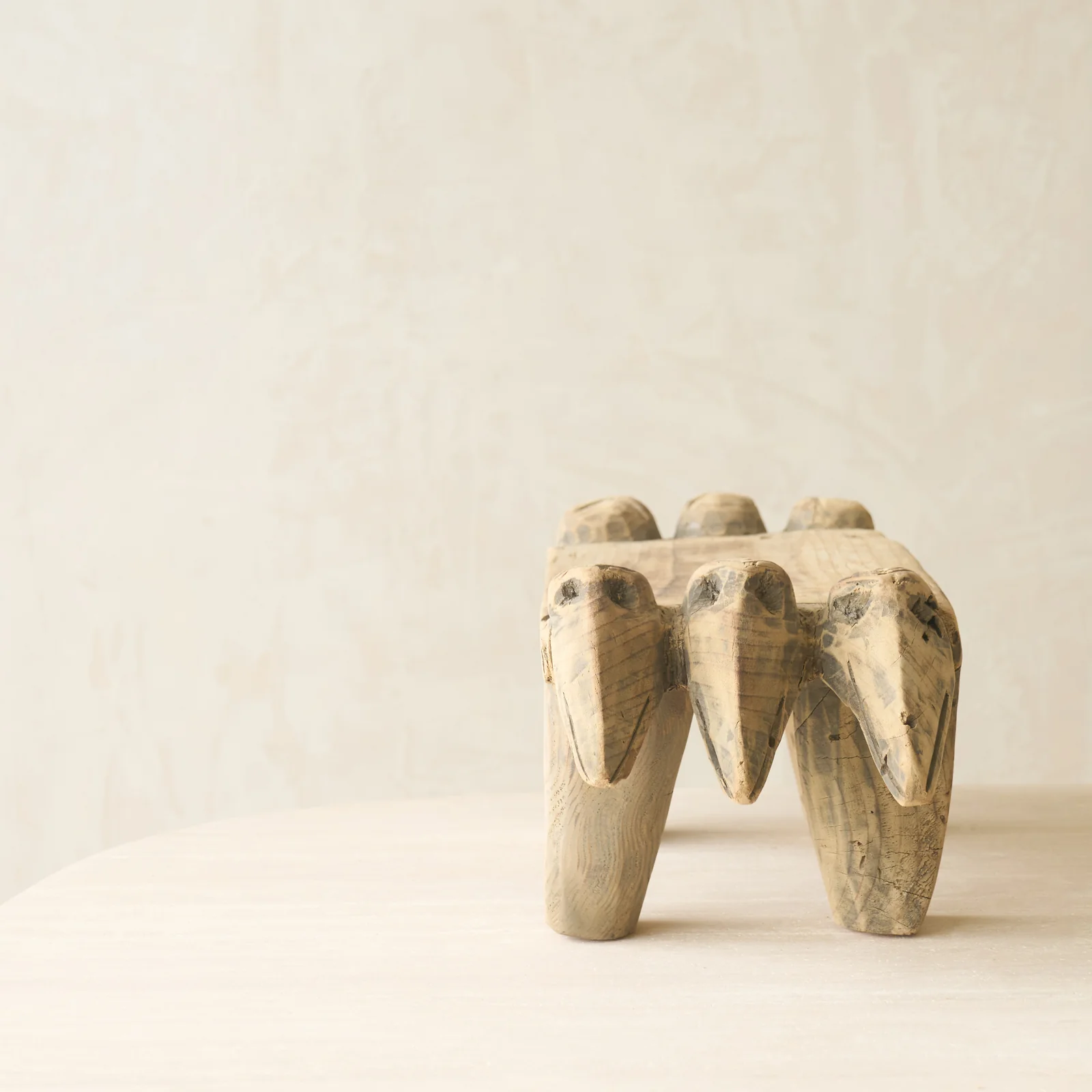 Vintage Naga Tribal Stool - Image 7
