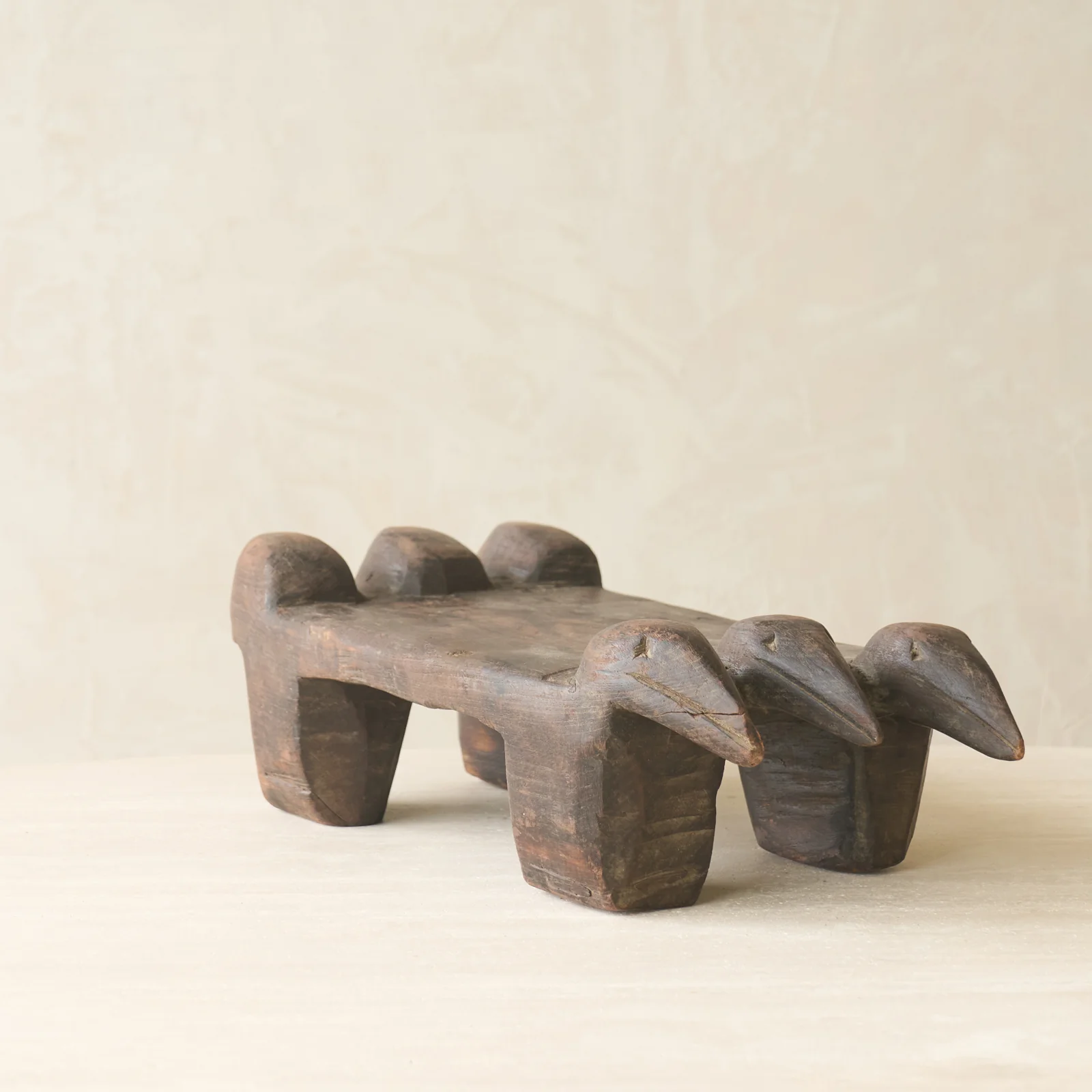 Vintage Naga Tribal Stool - Image 9
