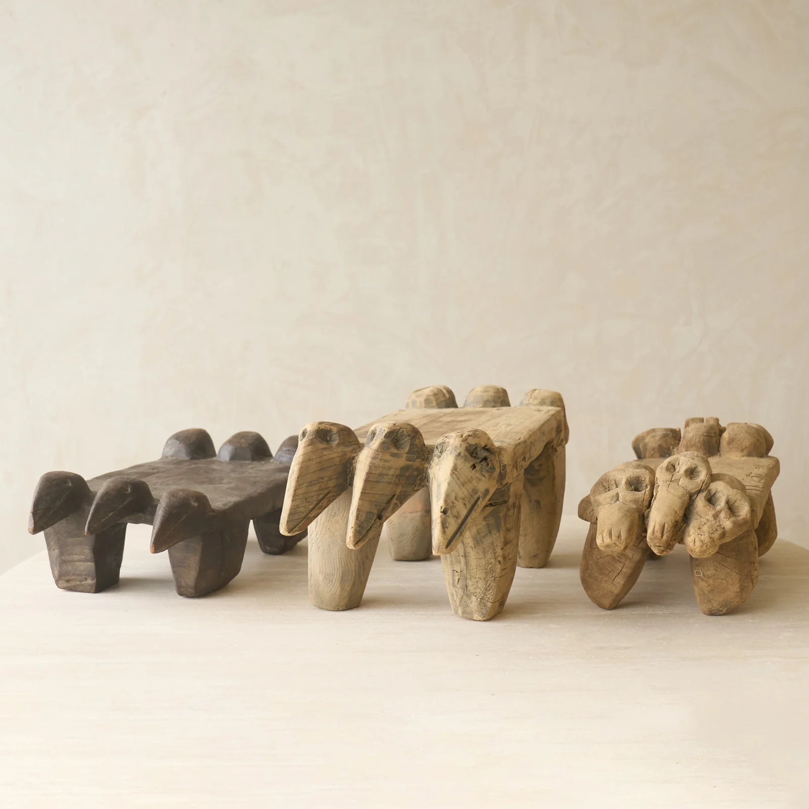 Vintage Naga Tribal Stool | Natural - Image 7