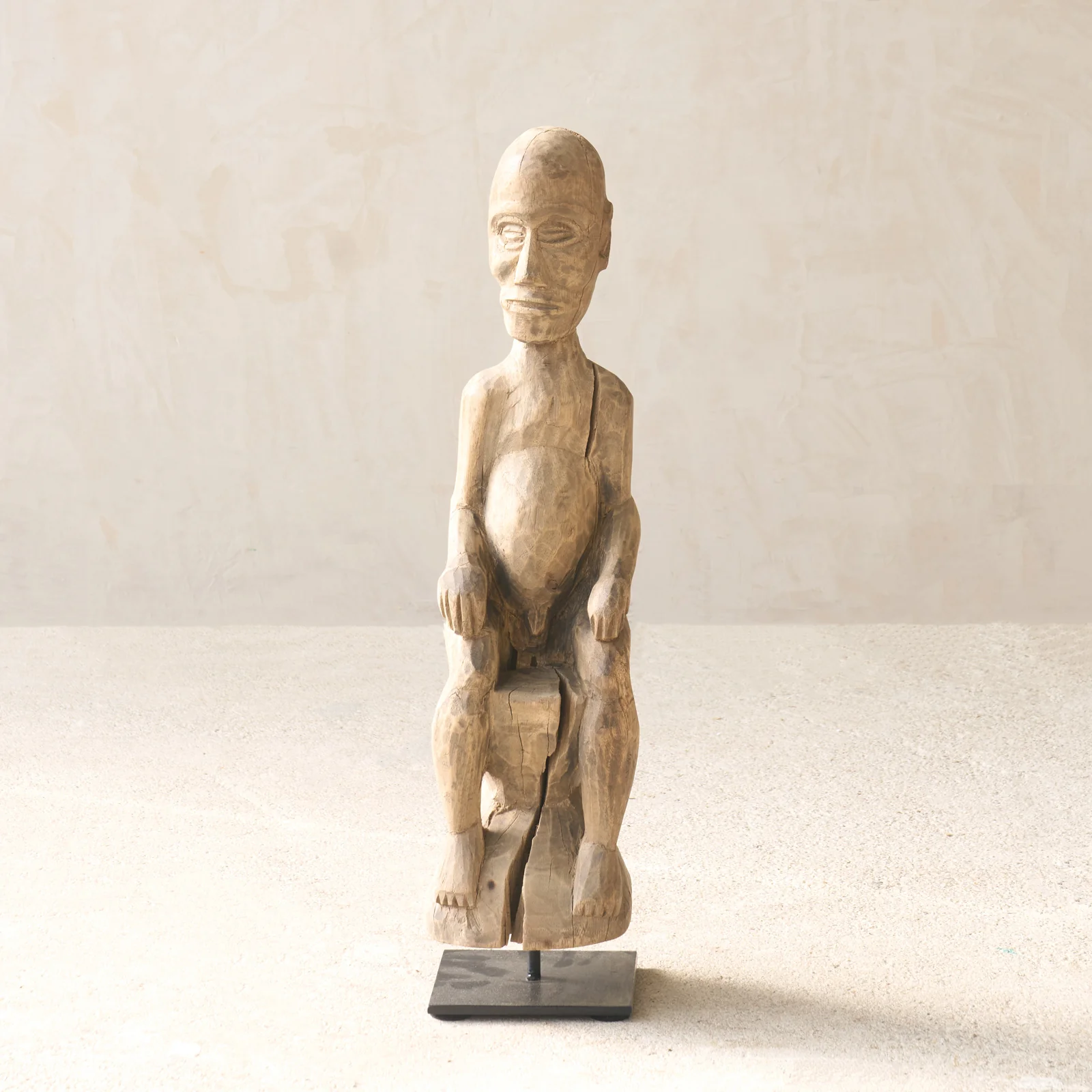 Vintage Naga Tribal Wood Sculpture - Image 10
