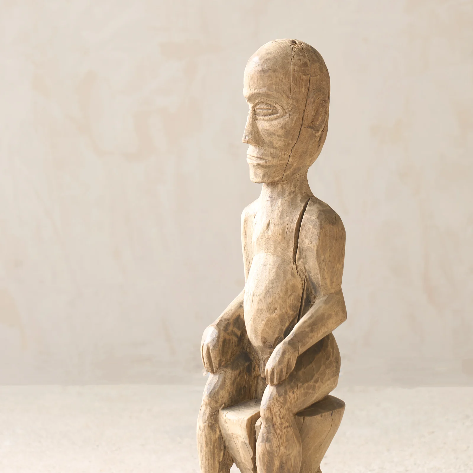 Vintage Naga Tribal Wood Sculpture - Image 12