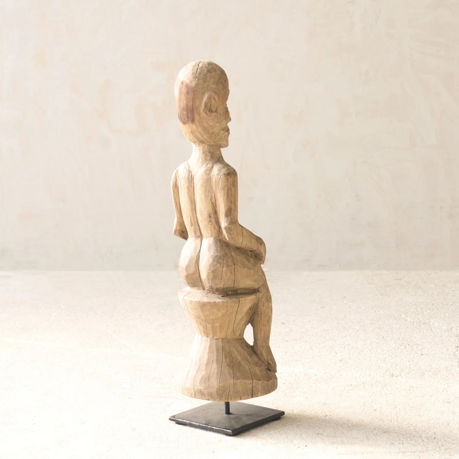 Vintage Naga Tribal Wood Sculpture - Image 13