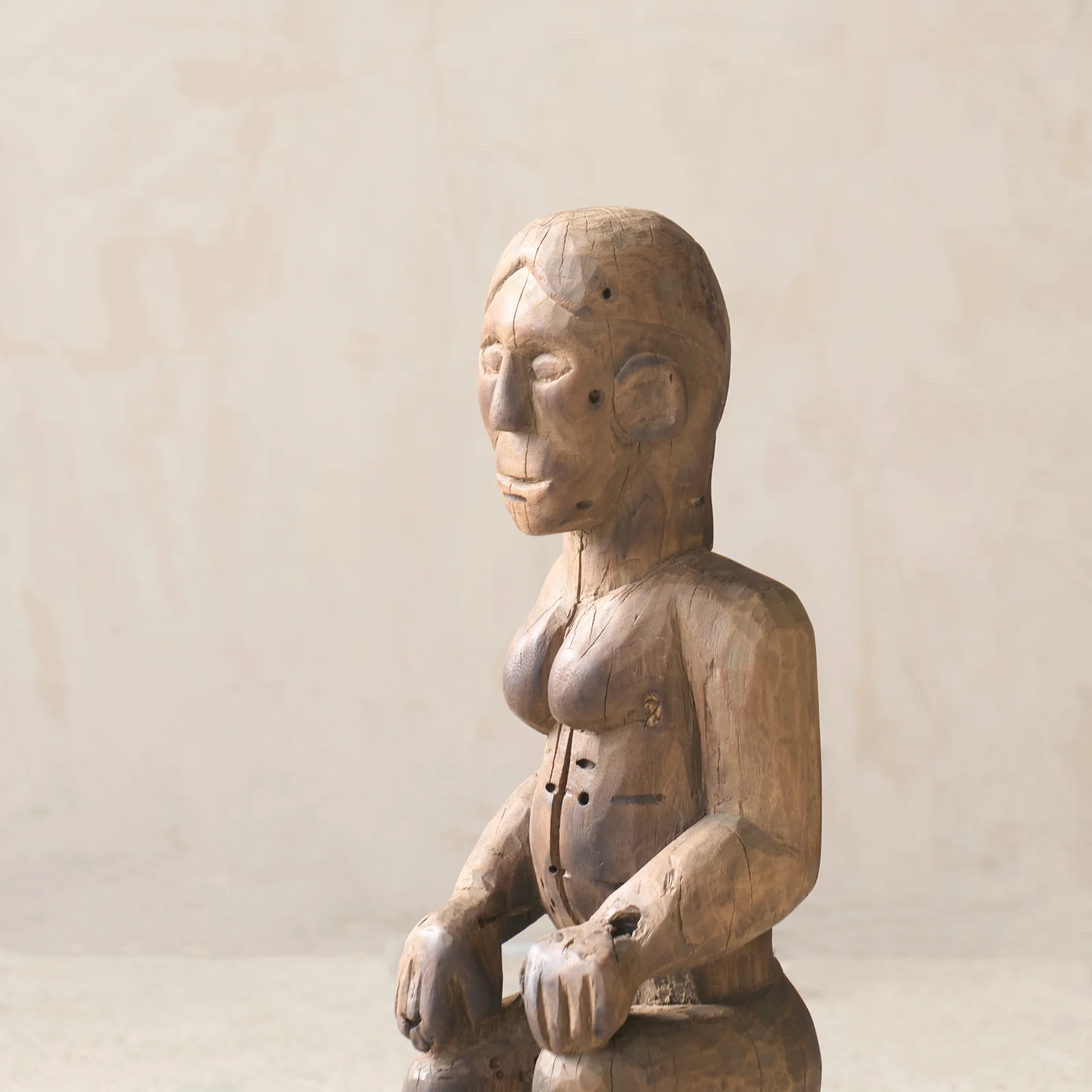 Vintage Naga Tribal Wood Sculpture - Image 8