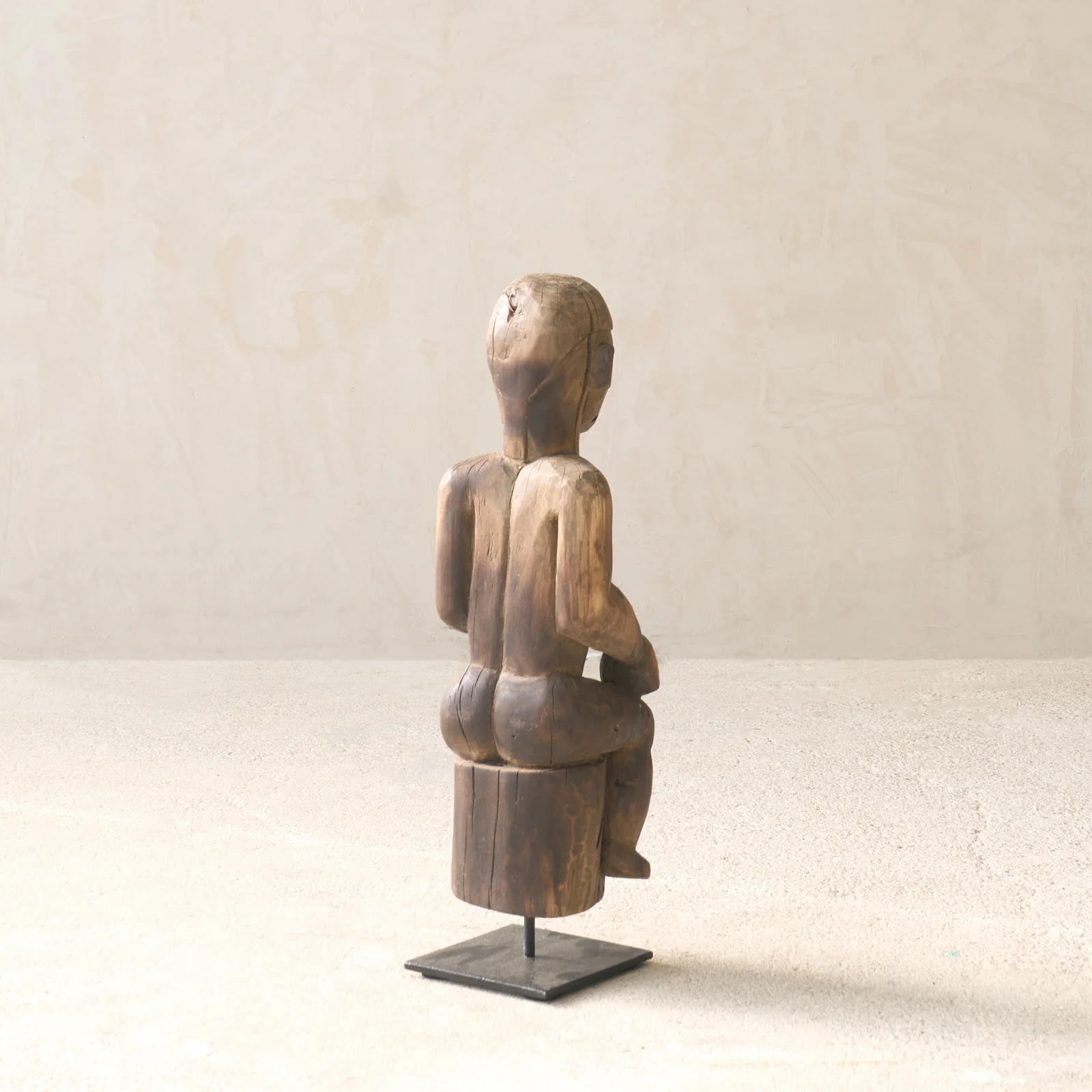 Vintage Naga Tribal Wood Sculpture - Image 9