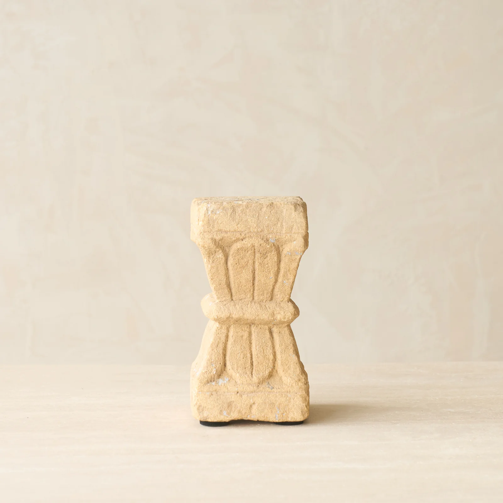 Reclaimed Sandstone Candle Pedestal - Image 4